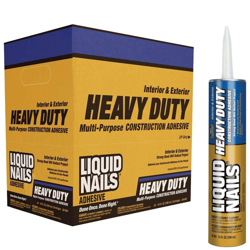 LN-903 24 Pack Heavy Duty Construction Adhesive, Tan