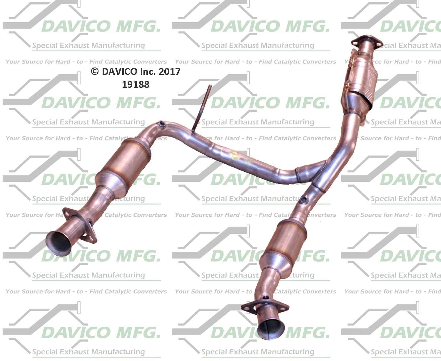 Davico 19188 Catalytic Converter, 1 Pack