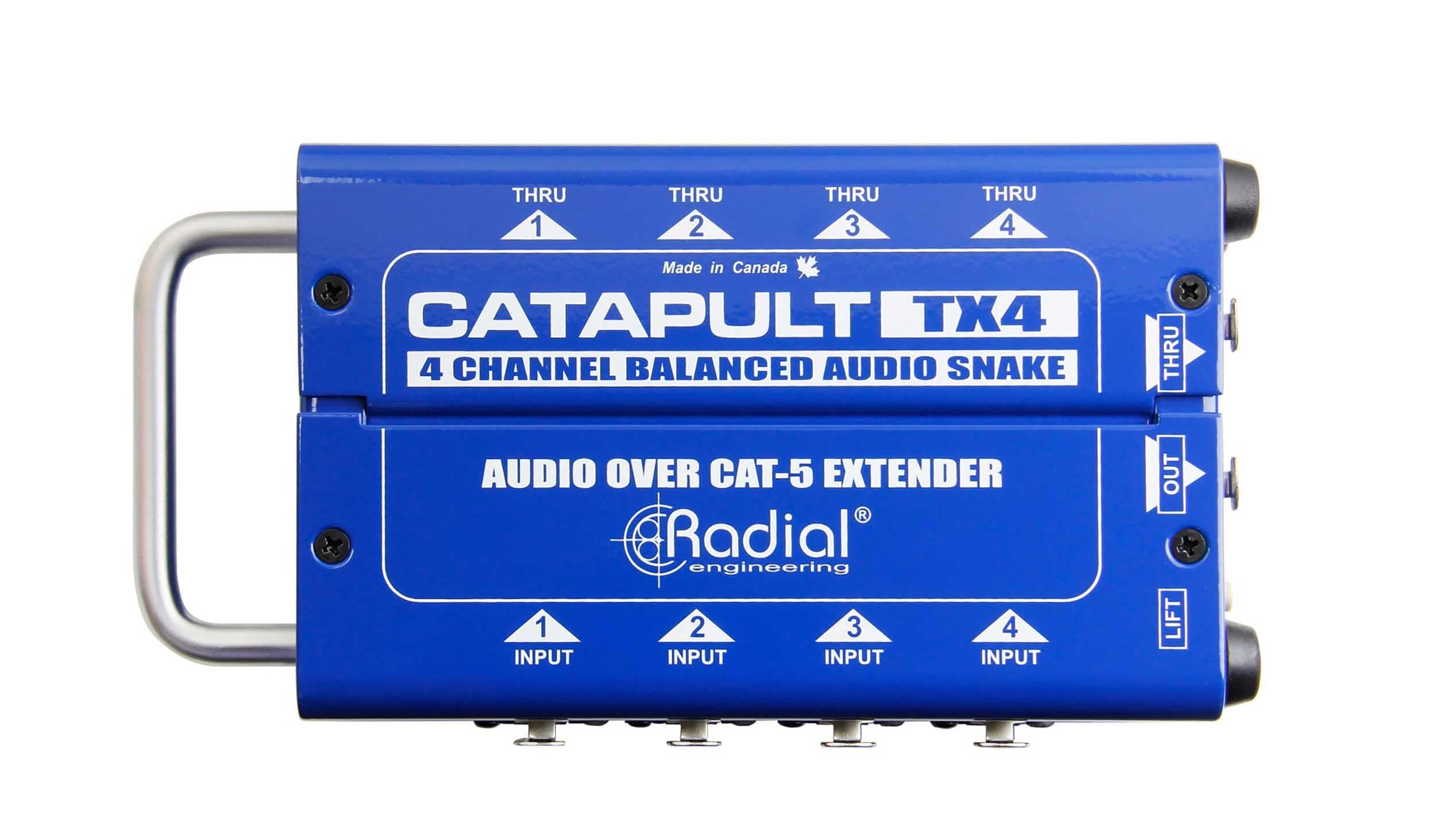 Radial engineering Catapult TX4 4-Channel Audio Snake (Trans-less) Module