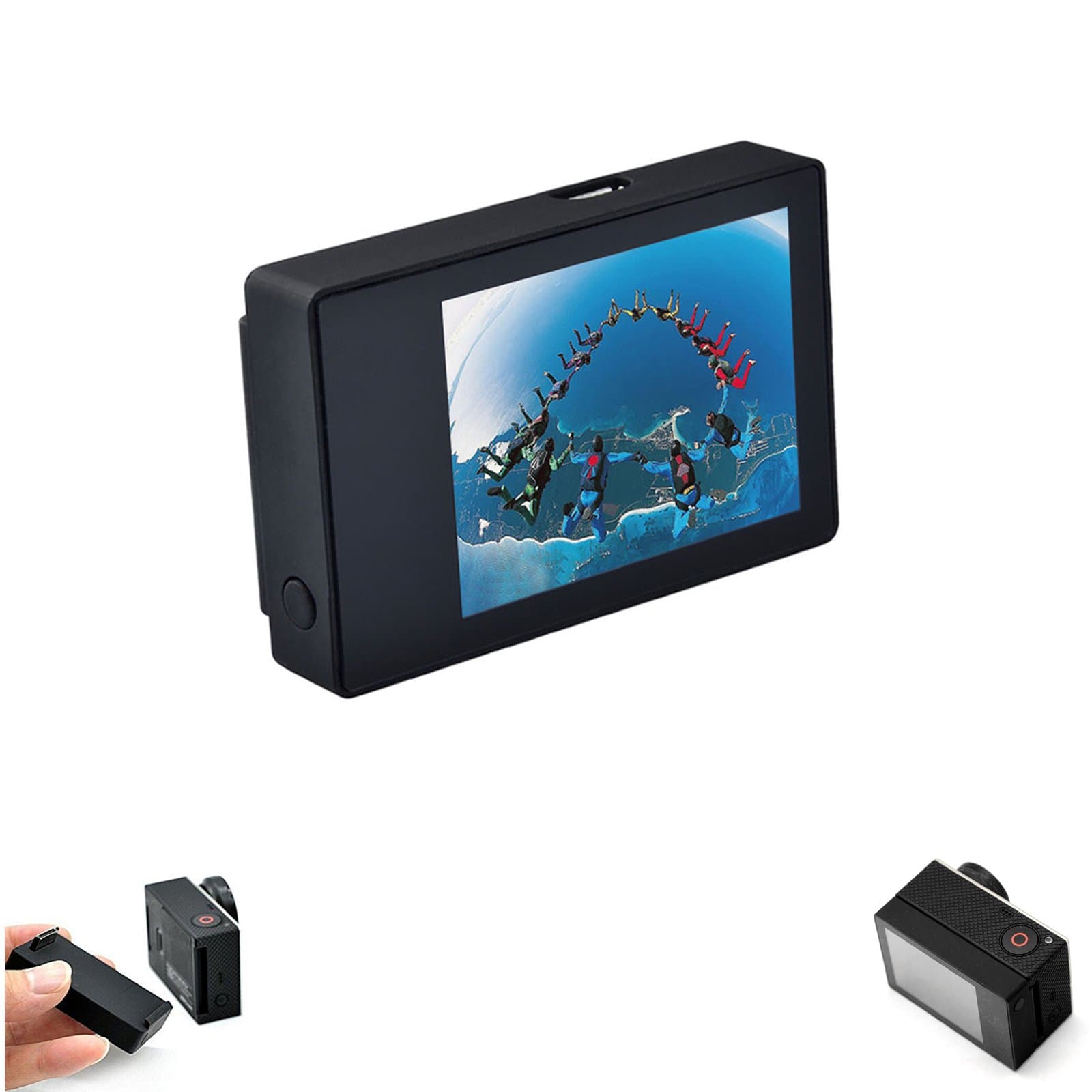 SHOOT LCD Display Non-touch Screen 2.0 Inch LCD BacPac for GoPro Hero 3 Action Camera