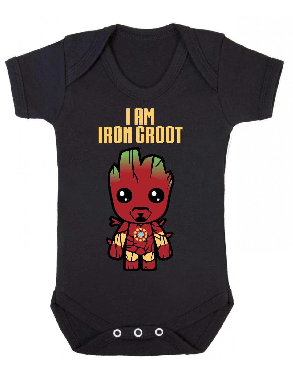 I Am Iron Groot Baby Vest