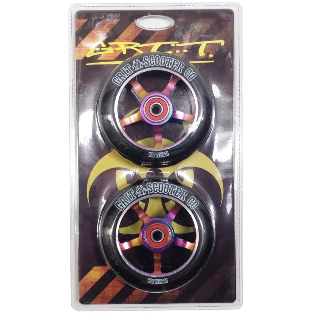 Grit 5 Spoke Pro Scooter Wheels 100mm [Pair]