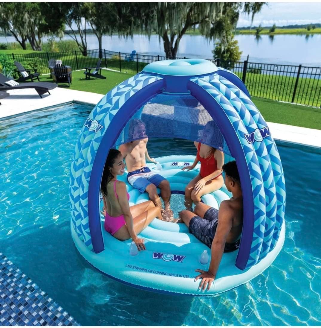 Wow Sports Inflatable Canopy Float, Blue