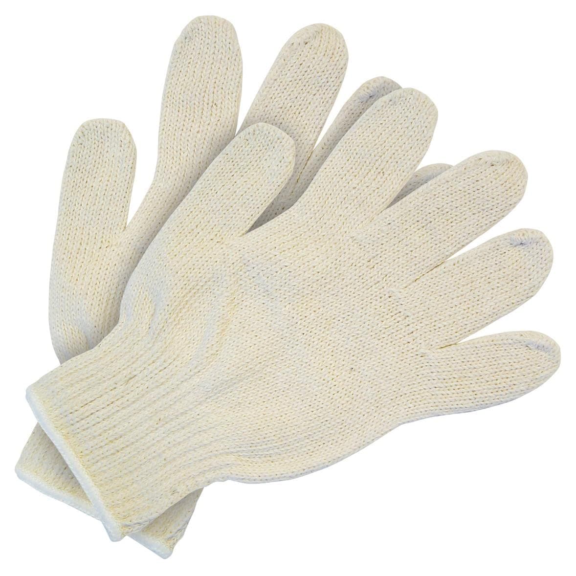 Polyester Cotton String Knit Safety Protection Work Gloves Liner Gloves for Painter Warehouse Gardening Men & Women