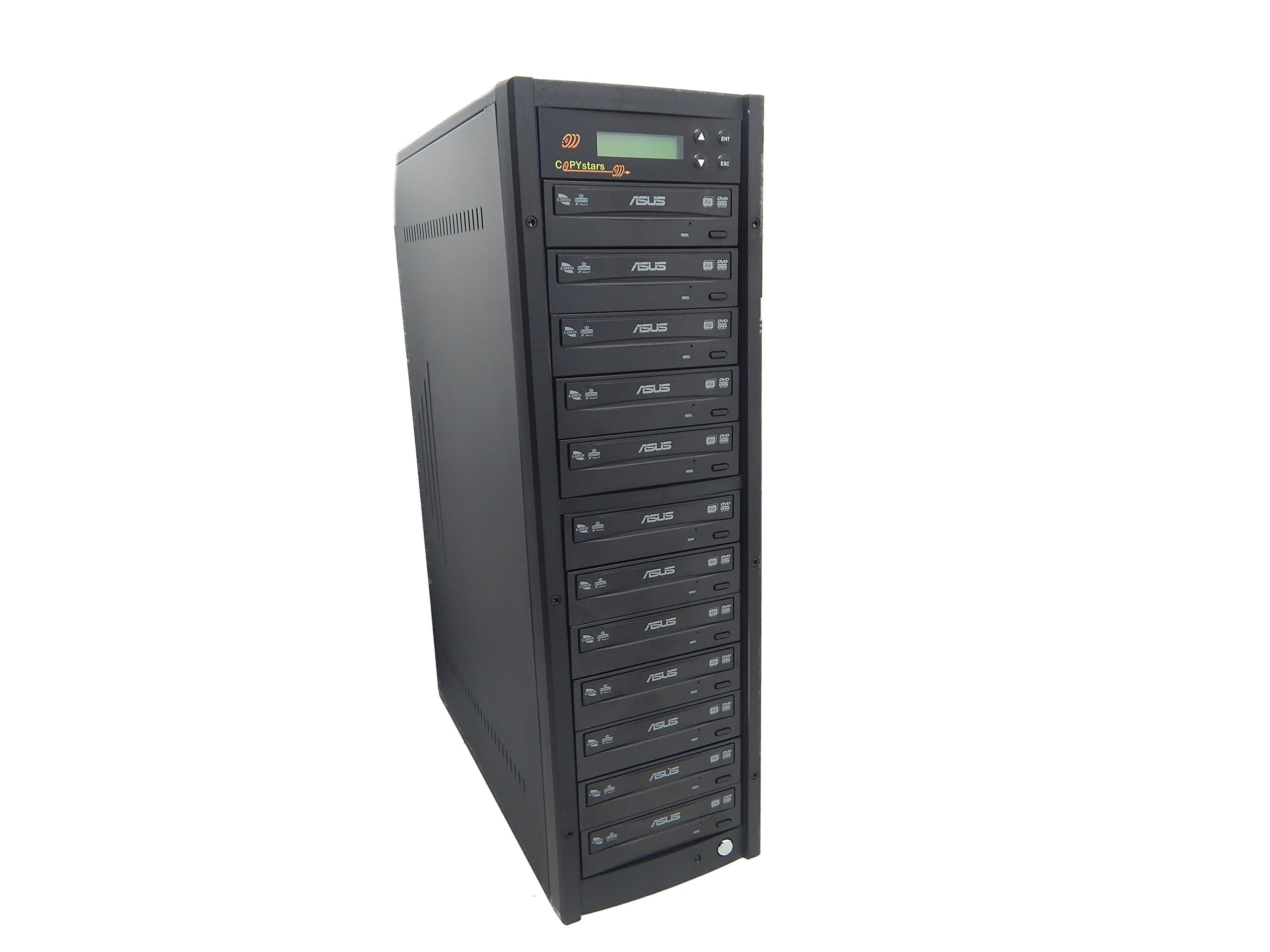 DVD duplicator Sata 24X Asus DVD Burner CD DVD Copier Copystars Duplication Tower 1 to 11