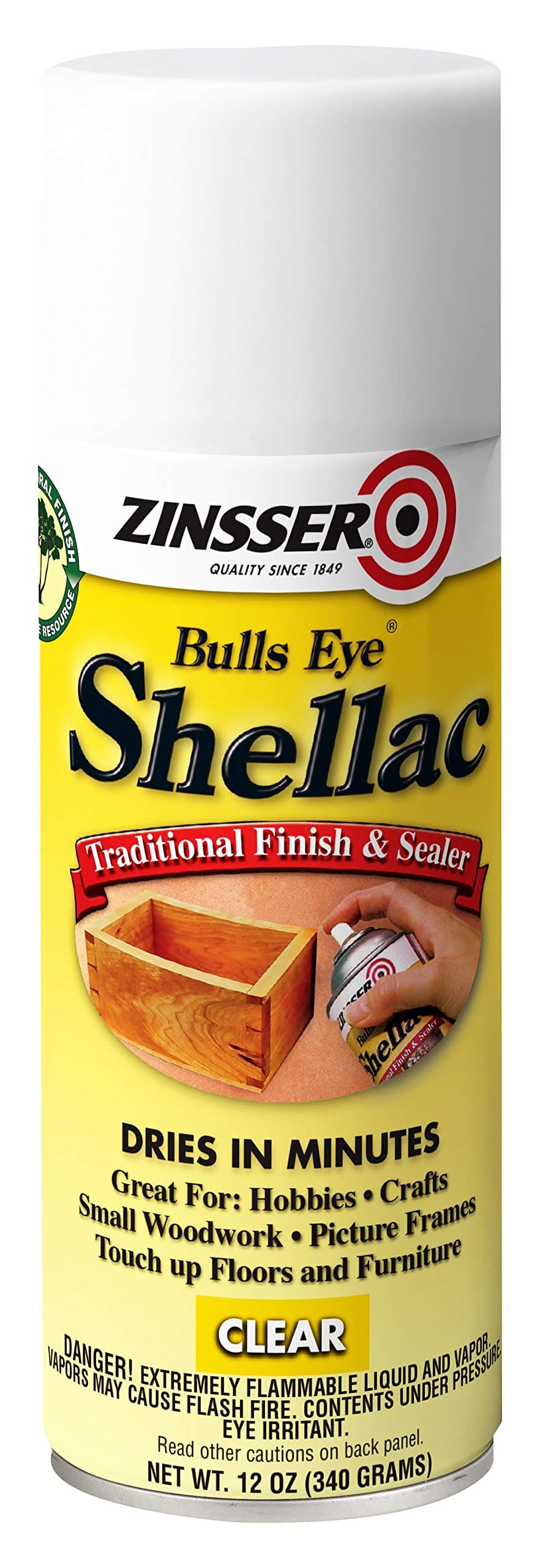 Zinsser Rust-Oleum-408-Bulls-Shellac Cleaner Spray