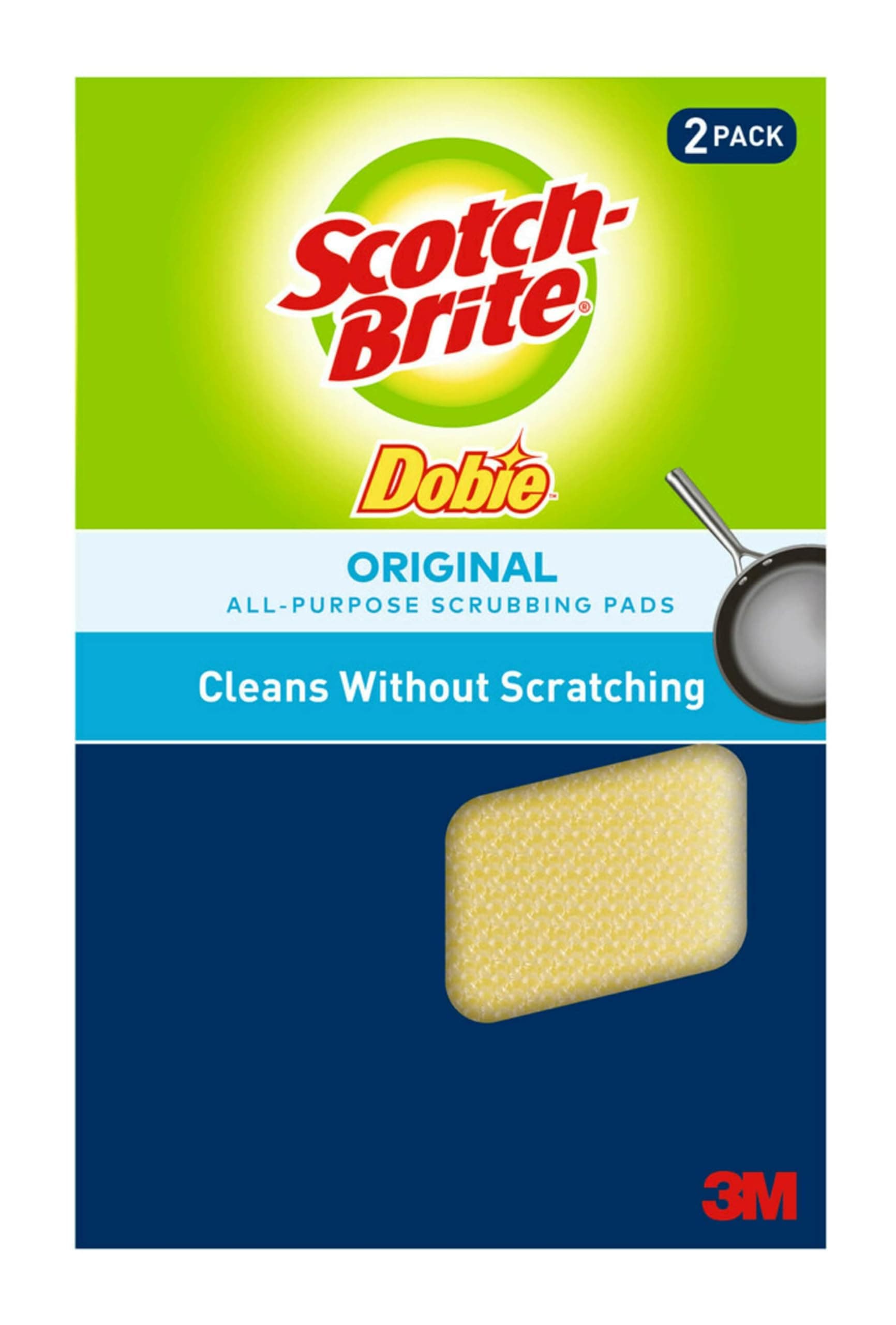 722 Scotch-Brite Dobie Cleaning Pad 2-Pack