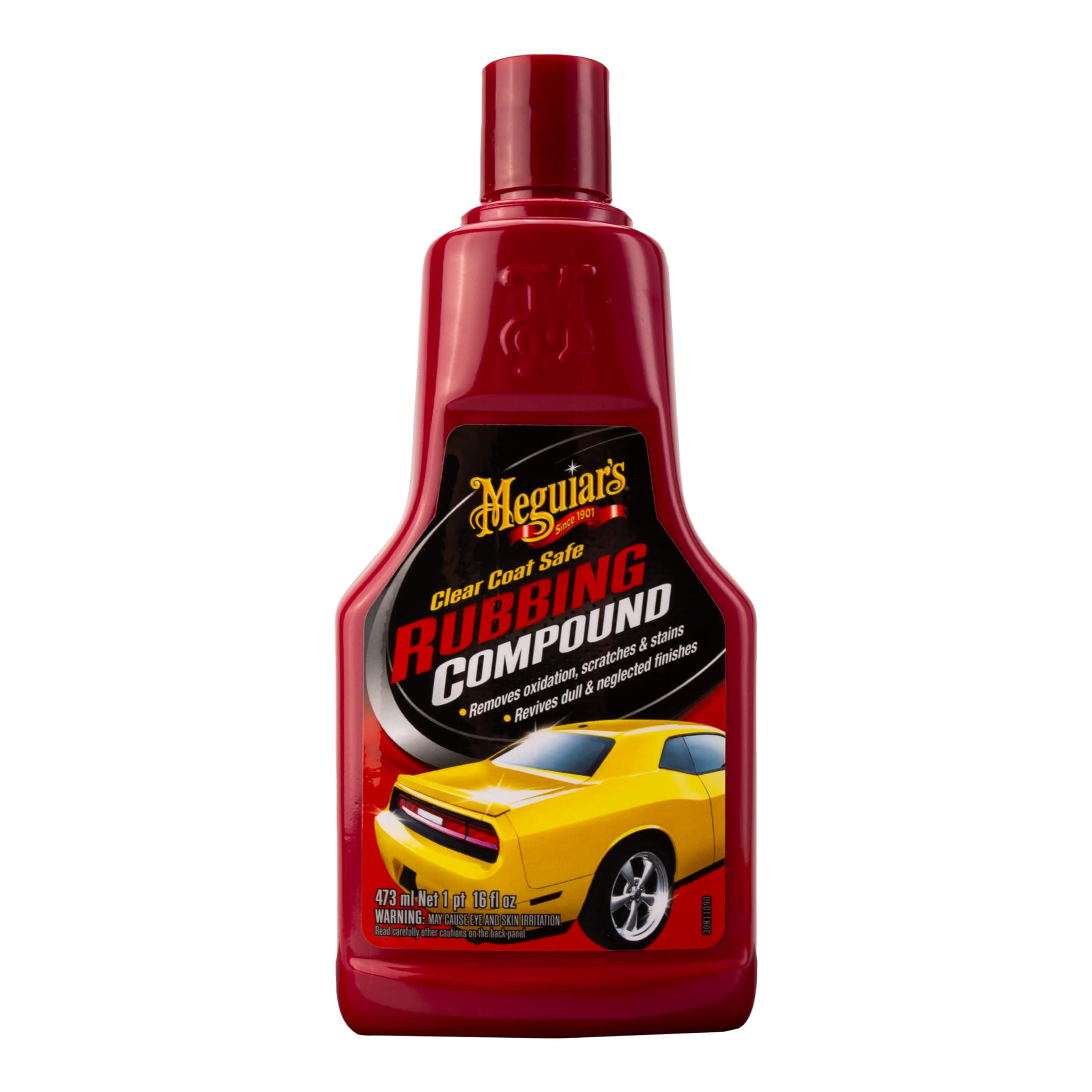 Meguiar's G18016 Clear Coat Safe Rubbing Compound - 16 Oz Bottle