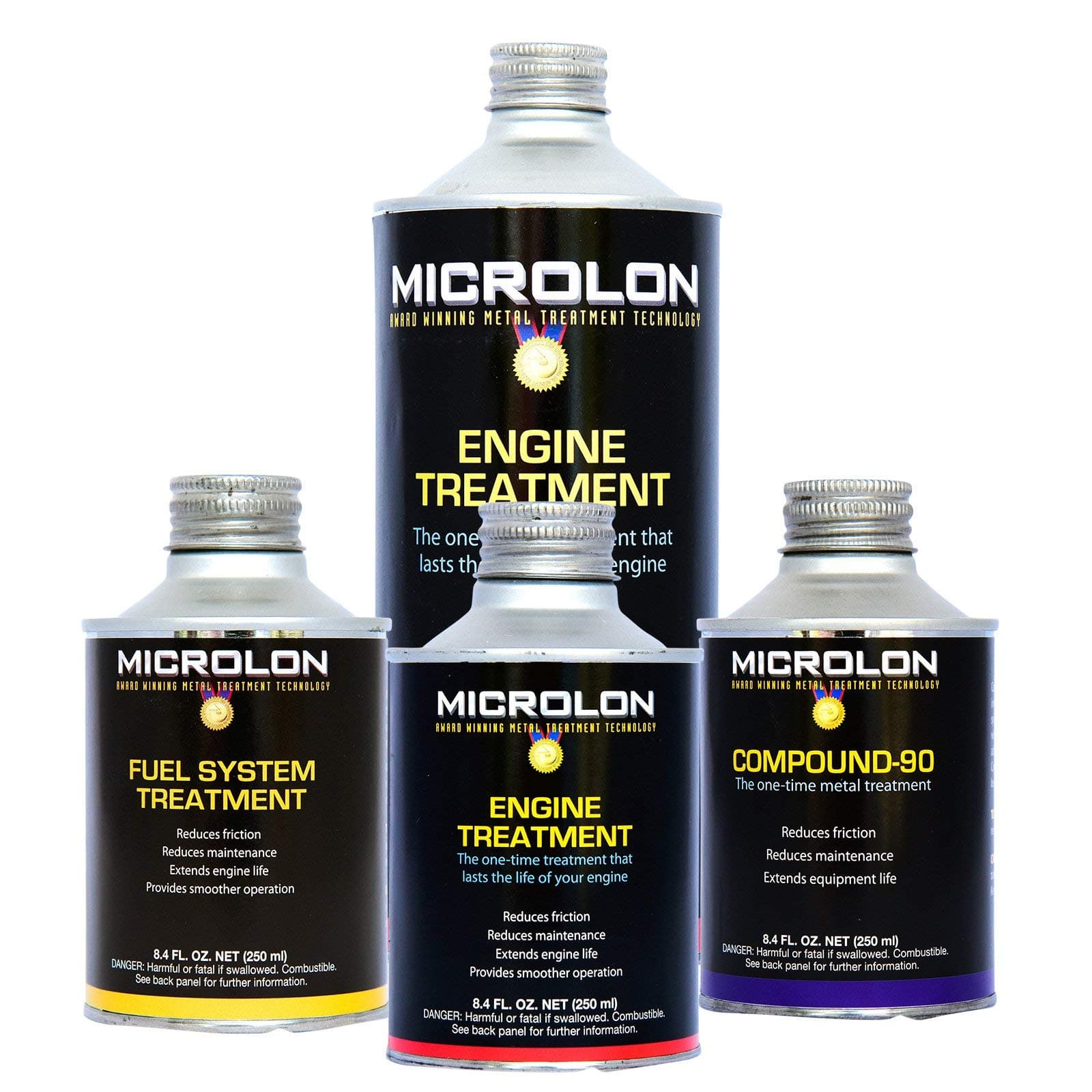Microlon MIL Standard Engine Treatment Kit 8 Cylinder (Over 5.7 Liters)