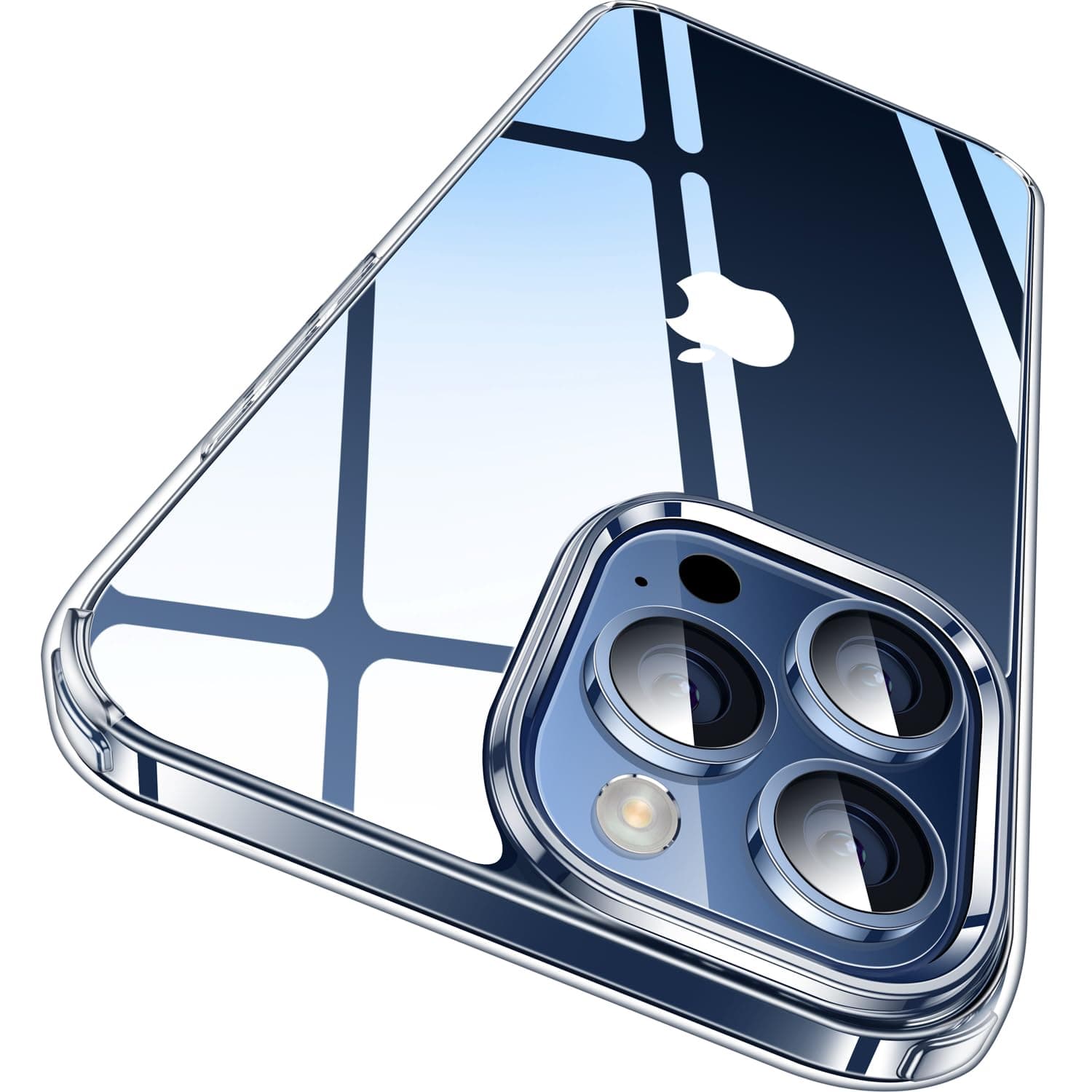 CASEKOO for iPhone 15 Pro Case Crystal Clear, [Never Yellow Technology] [Military-Grade Protection] Transparent Slim Cover Women Men for iPhone 15 Pro Phone Case 6.1 inch, Clear