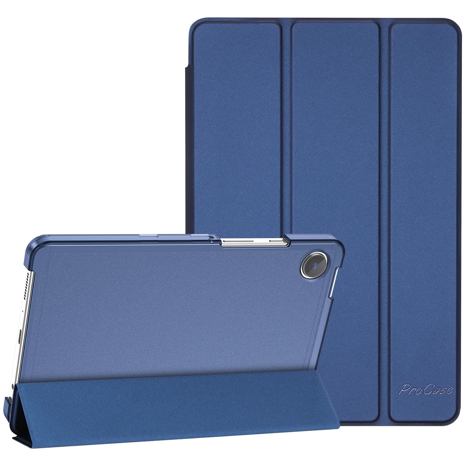 ProCase Slim Case for Galaxy Tab A11 (2025) / A9 (2023) 8.7 Inch, Lightweight Stand Protective Hard Back Shell Cover Case for Galaxy Tablet A11(LTE) /A9 8.7" -Navy