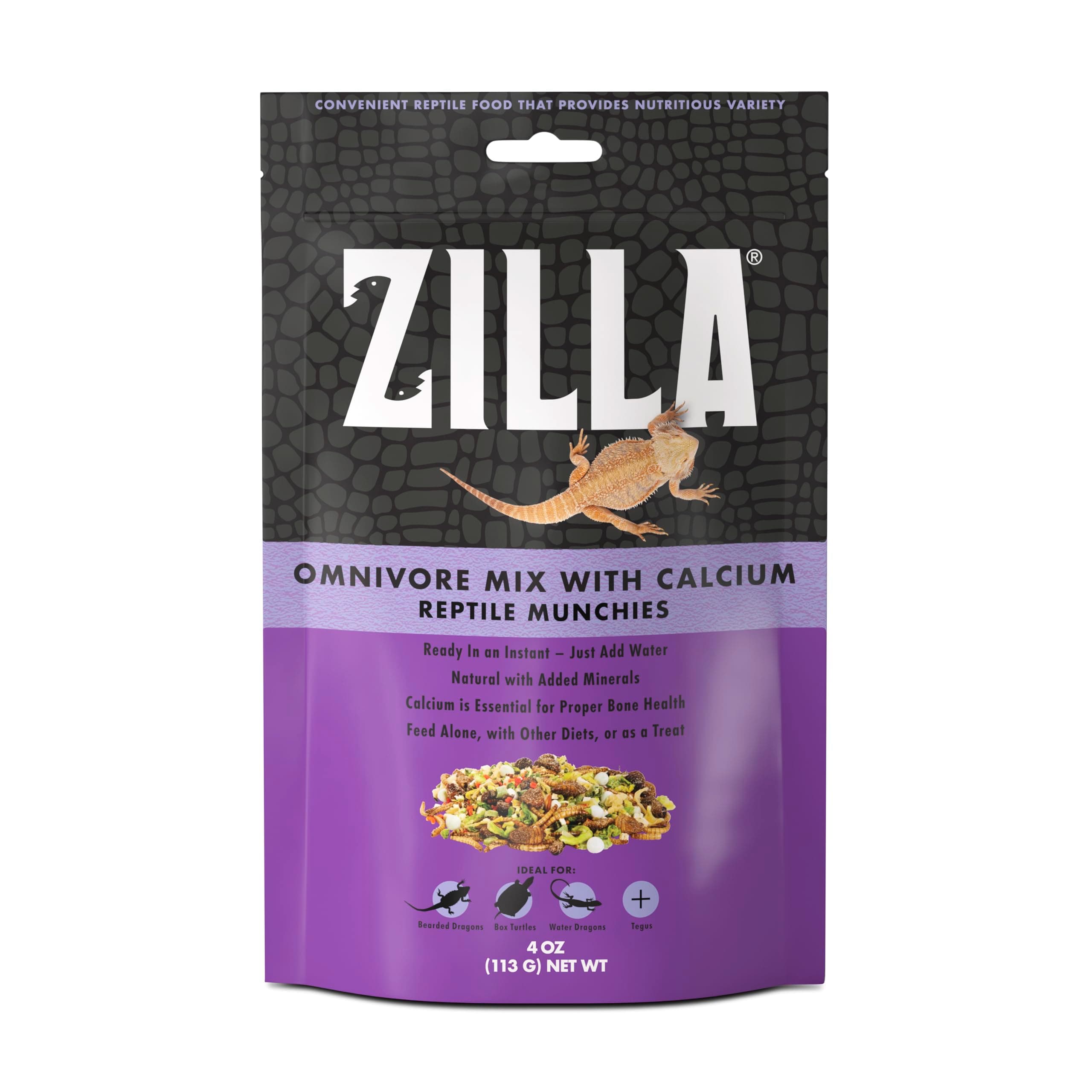 ZILLA REPTILE MUNCHIES OMNI WITH CALCIUM