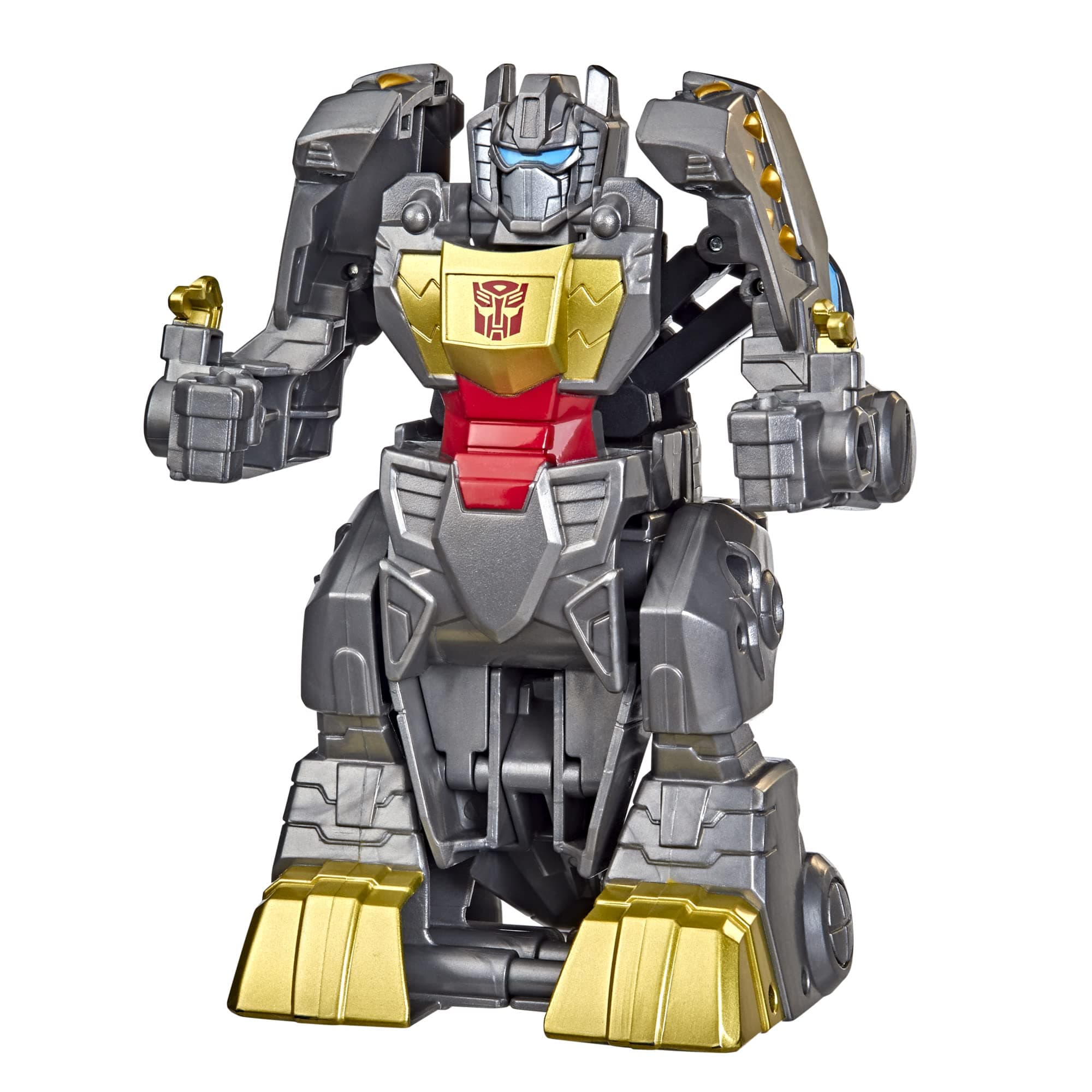 Transformers Classic Heroes Team Grimlock Converting Toy, 4.5-Inch Action Figure, Preschool Toys, Ages 3+ (Amazon Exclusive)