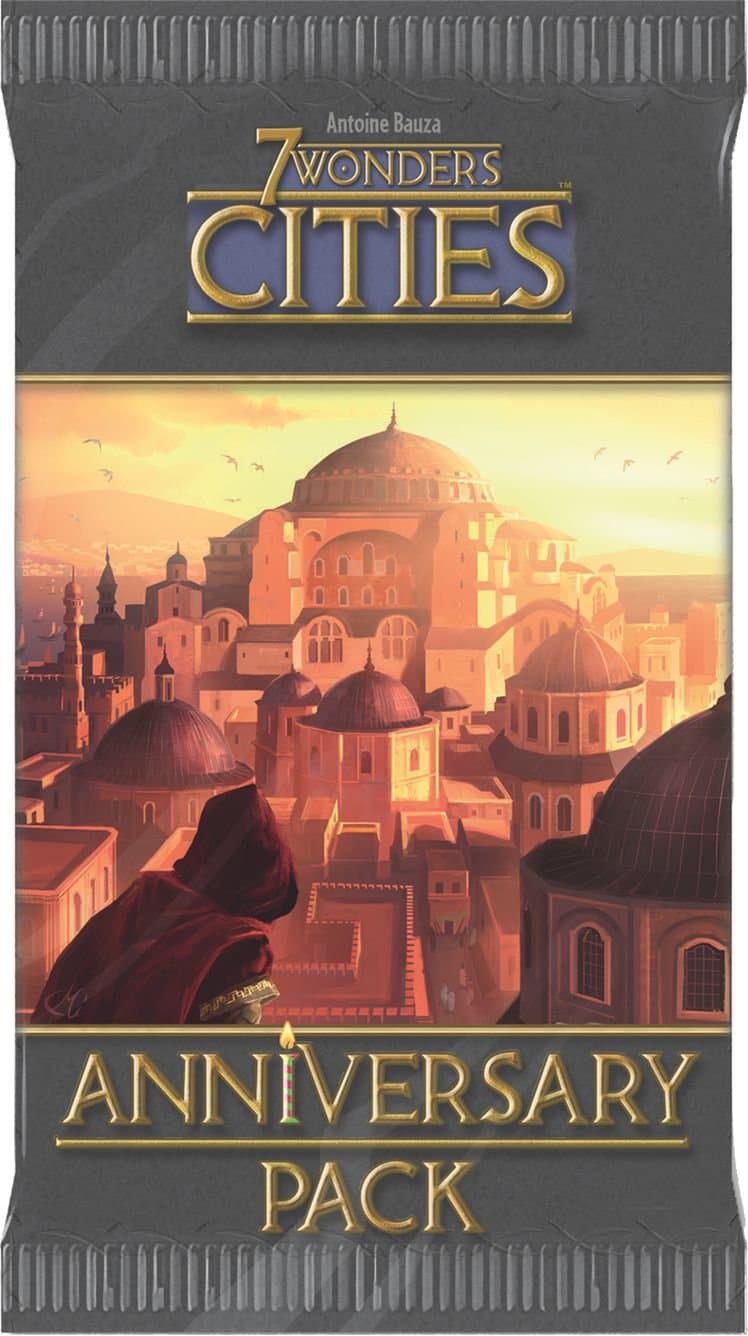 Asmodee 7 Wonders Cities Anniversary Pack - Expansion Set with 15 New City Cards, Enhances Gameplay, Strategy Game for Kids & Adults, Ages 13+, 3-7 Players, 30 Minute Playtime