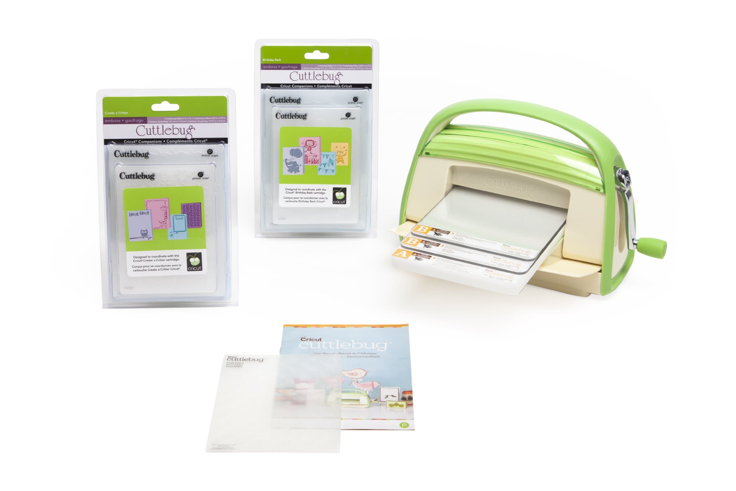 Cricut Cuttlebug Embossing Folder Bundle, Critter