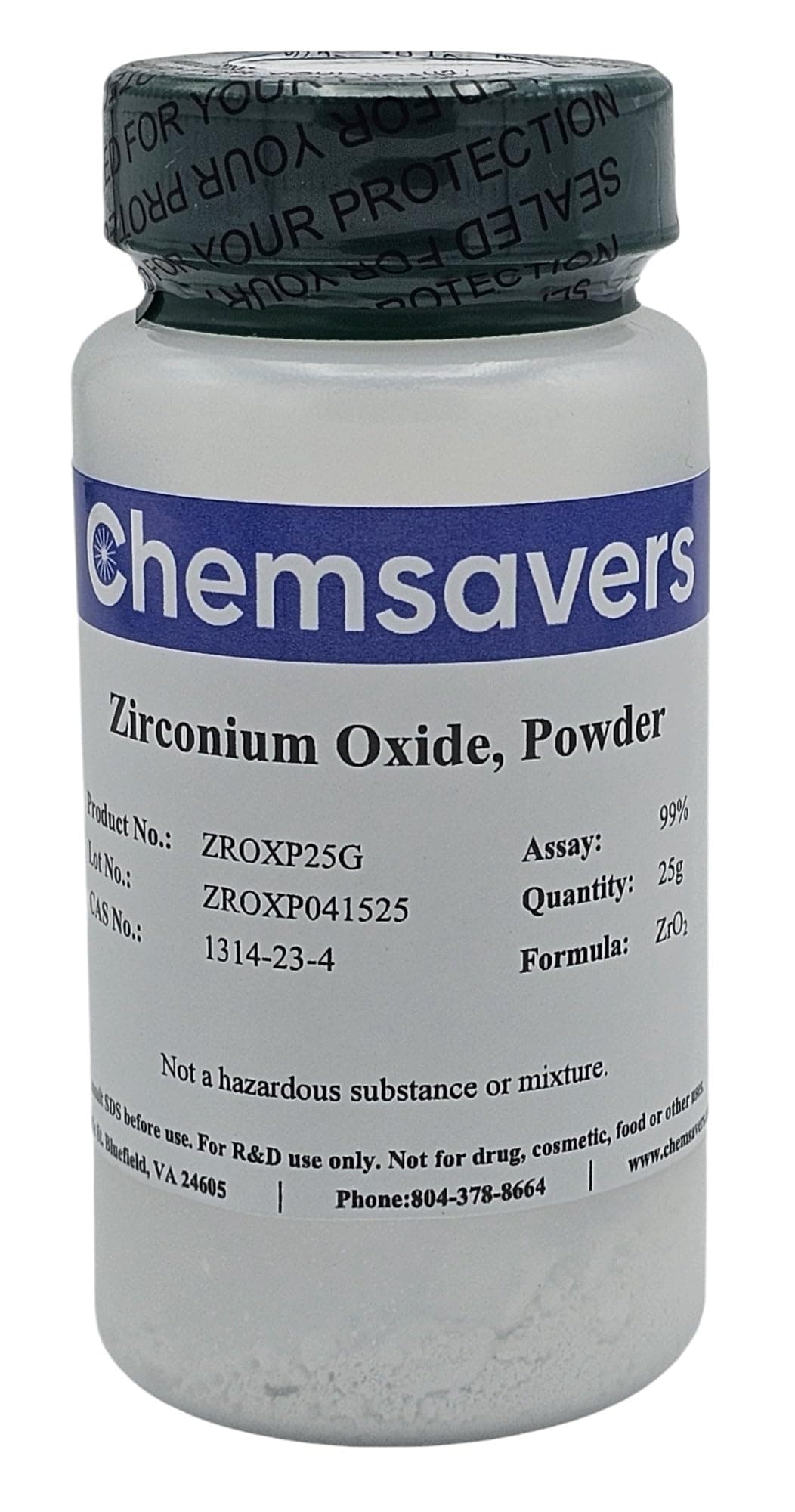 Zirconium Oxide, Powder, 99%, 25g