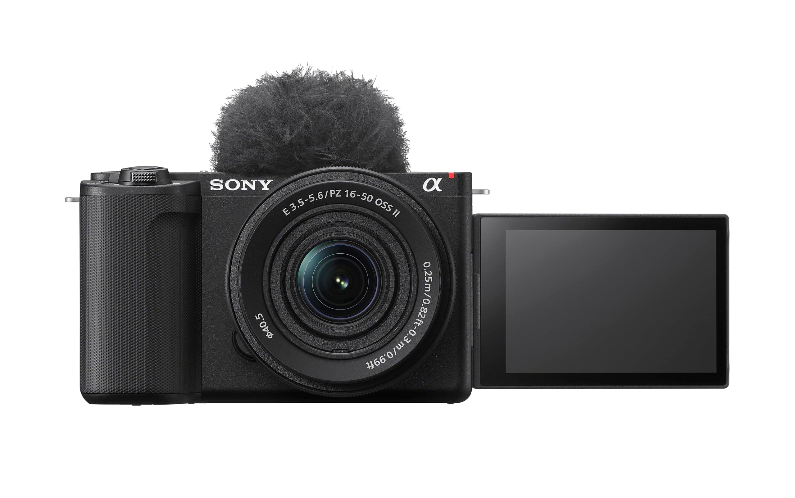 Sony Alpha ZVE10 II - APS-C Interchangeable Lens Mirrorless Content Creators’ Camera - Black - with Lens