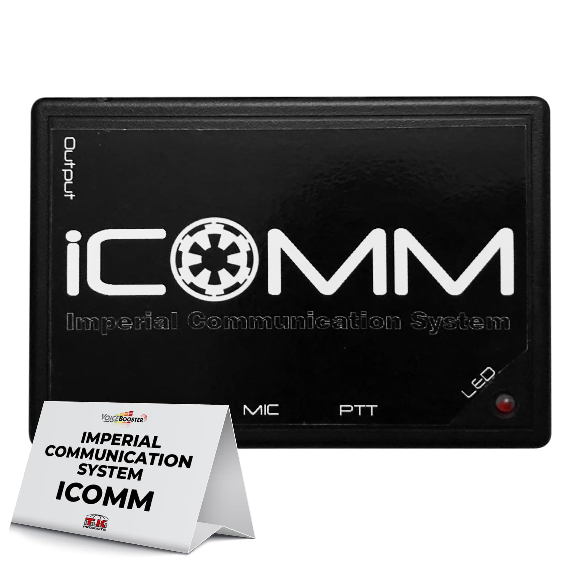 Voice Booster Icomm -Imperial Communication System -Static Burst Effect Like Stormtrooper