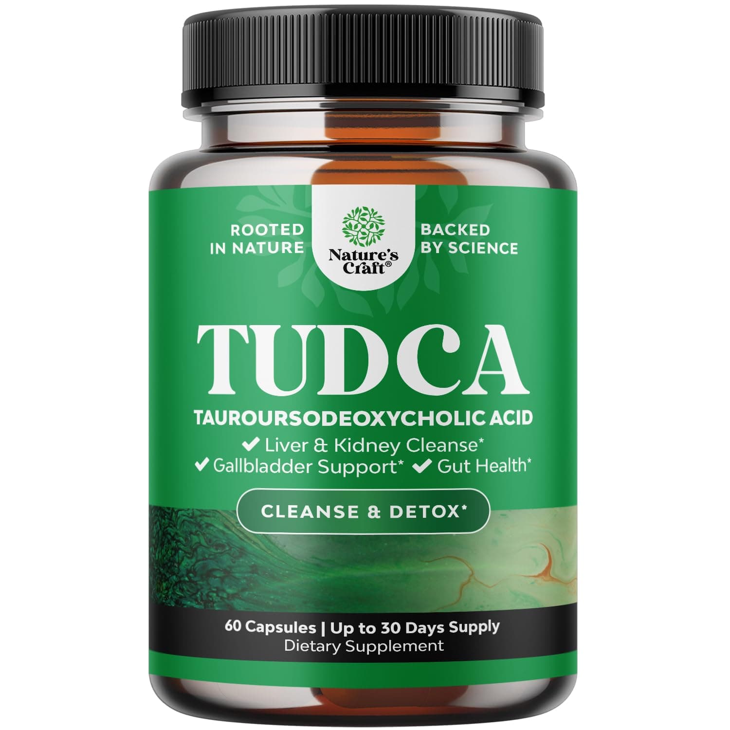 Advanced Tudca Liver Support Supplement - Extra Strength Tudca 500Mg Bile Salts For Liver & Kidney Support - Liver & Gallbladder Cleanse Tauro Ursodeoxycholic Acid Tudca - Capsule