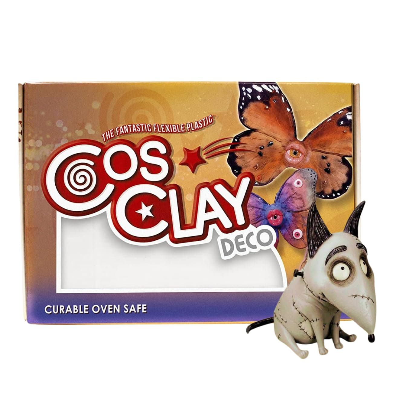 Cosclay Deco - White - Flexible Polymer Clay (1lb)