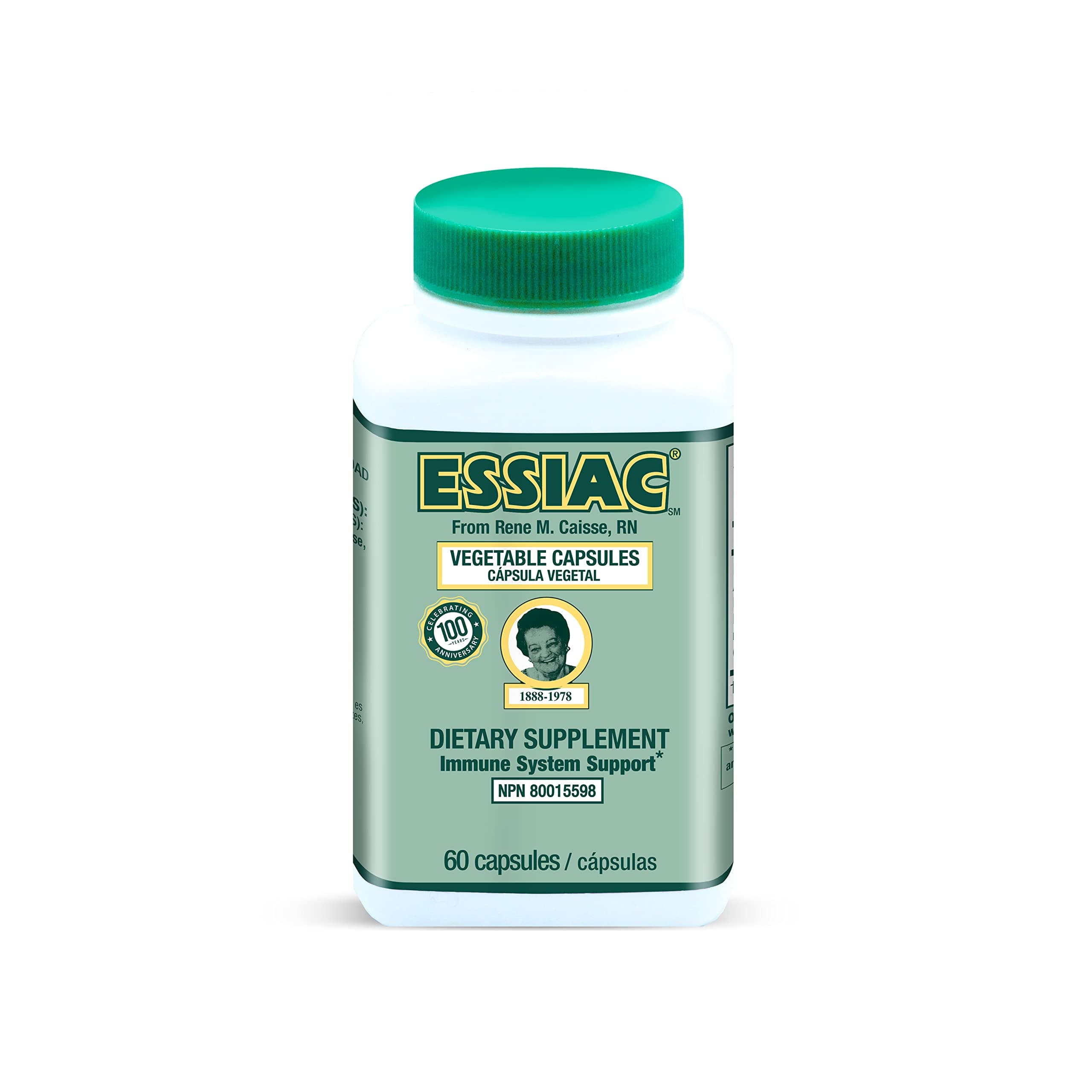 Essiac International Herbal Supplement Capsules, 60 Count