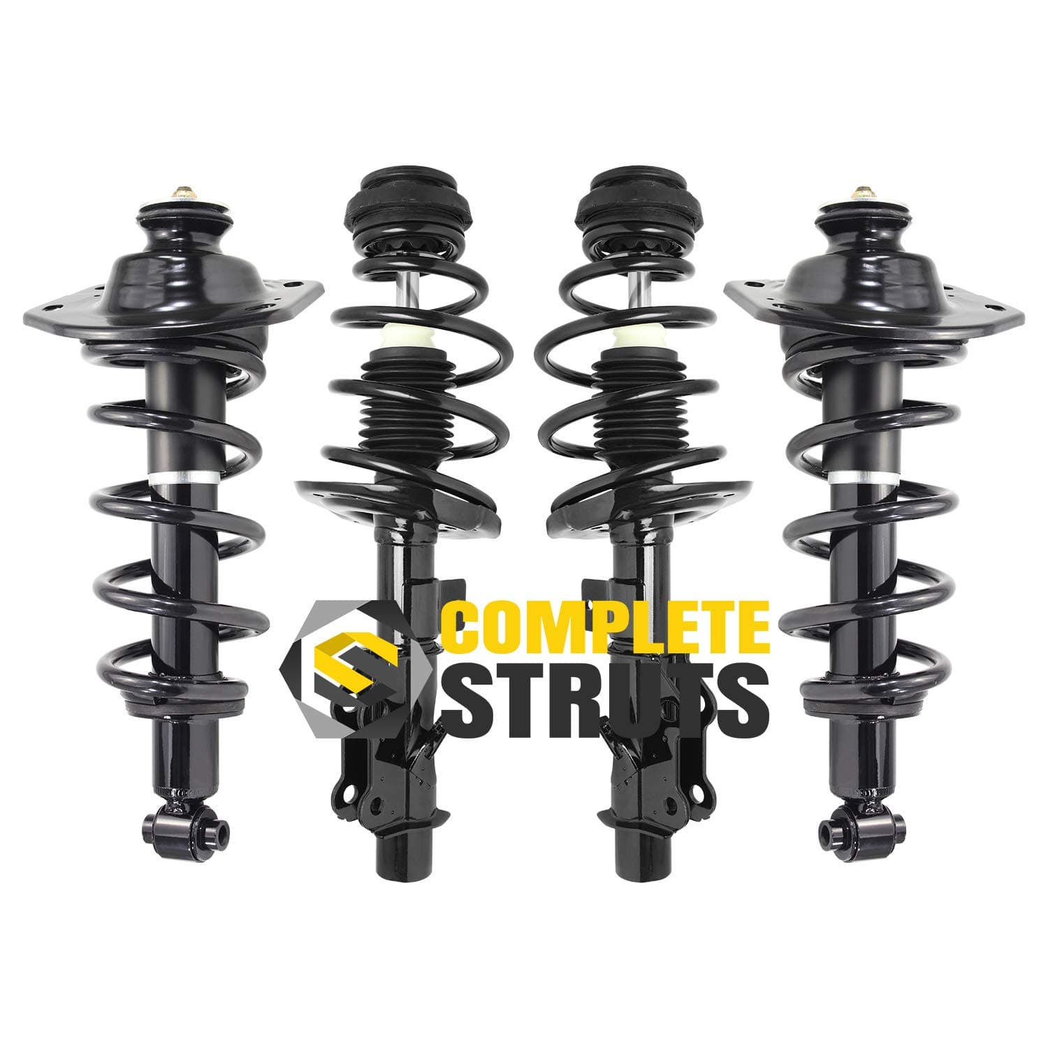 COMPLETESTRUTS - Front & Rear Complete Strut Assemblies with Coil Springs Replacement for 2010-2012 Chevrolet Camaro V6 - Set of 4