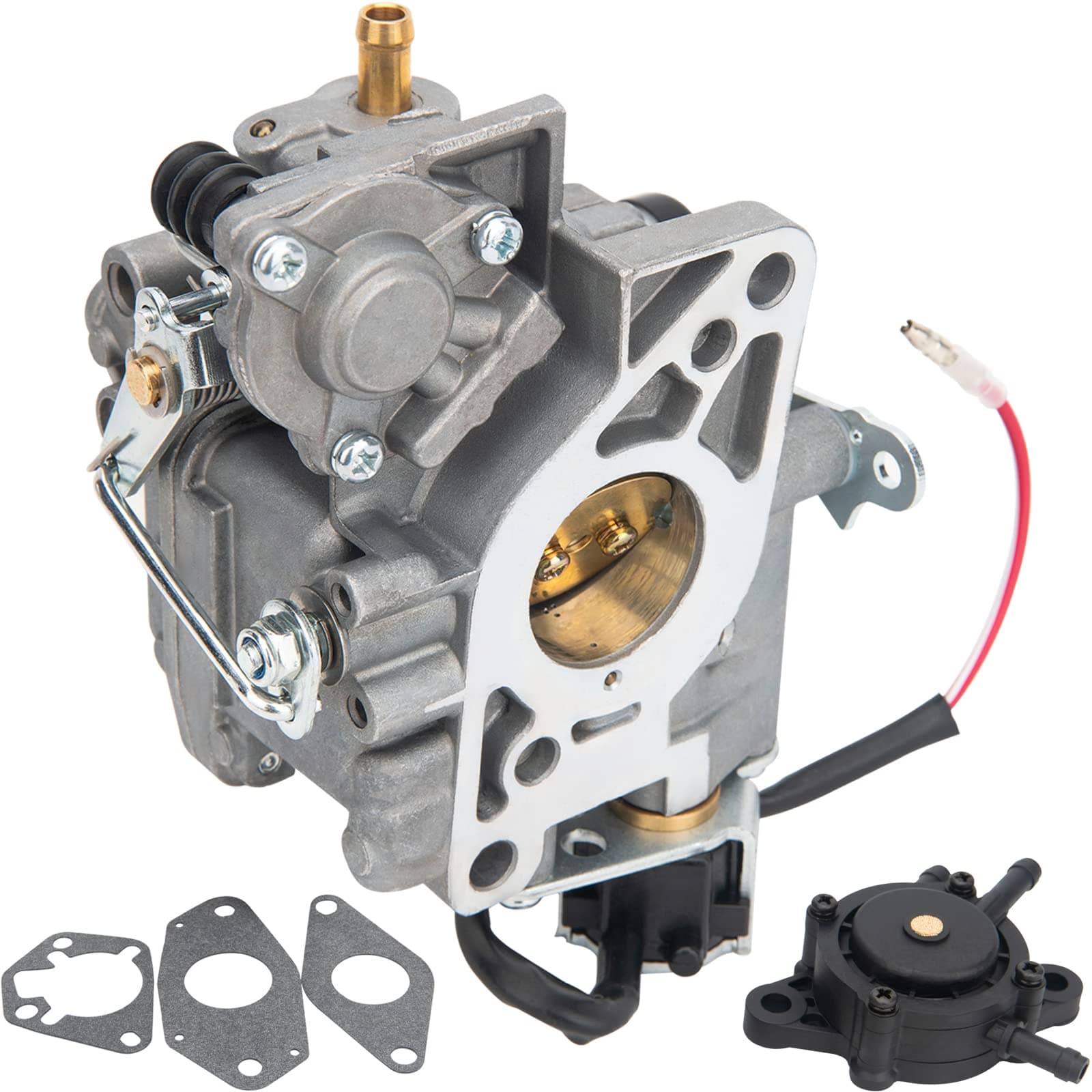 CH730 Carburetor Replace# 24-853-34-S, 24-853-162-S, 24-853-93-S Compatible With Kohler CH25 CH740 Carb 25HP 27HP Engine, with CH730 Fuel Pump
