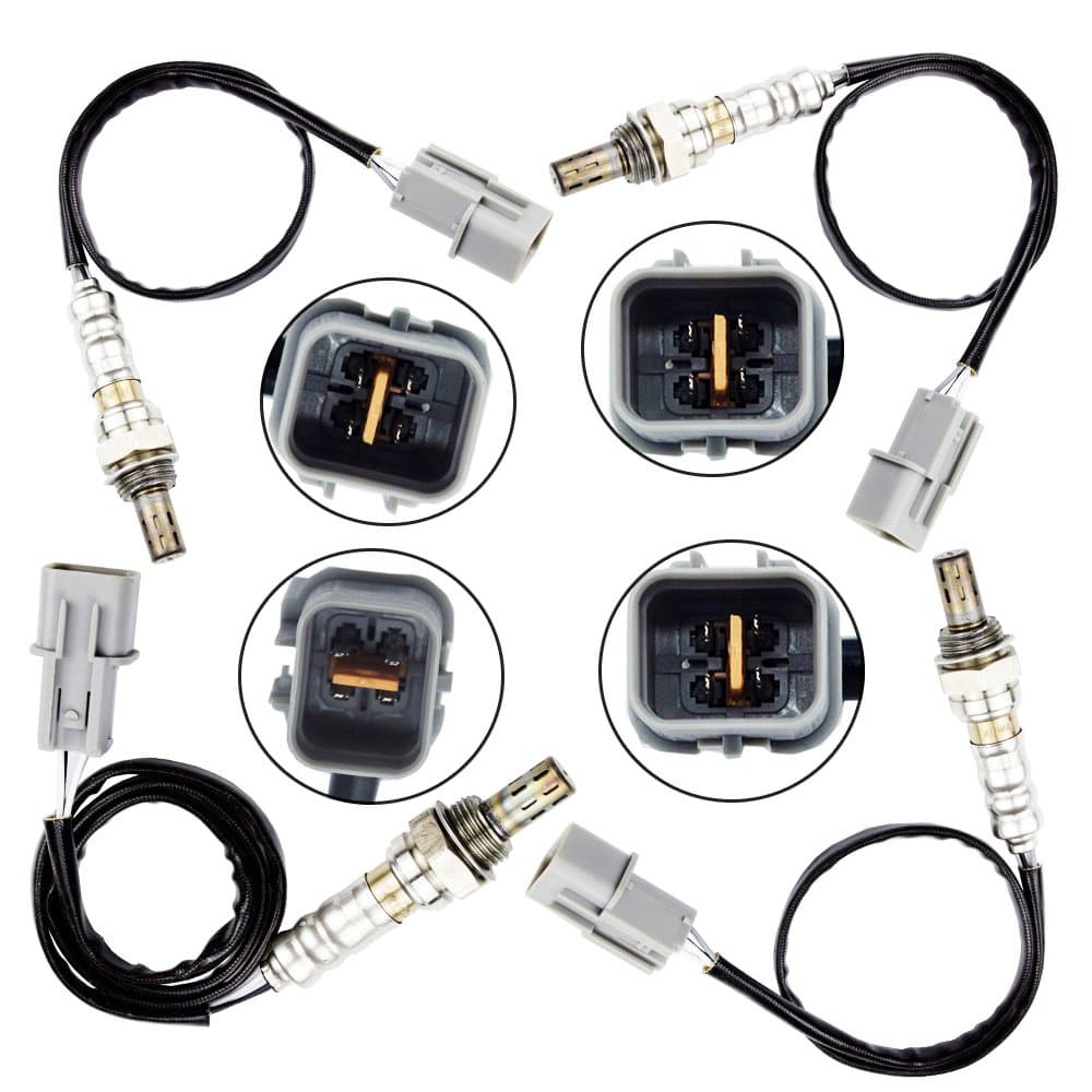 4 Oxygen Sensor for 2003 2004 2005 2006 Hyundai Santa Fe Kia Optima 2.7L Upstream + Downstream