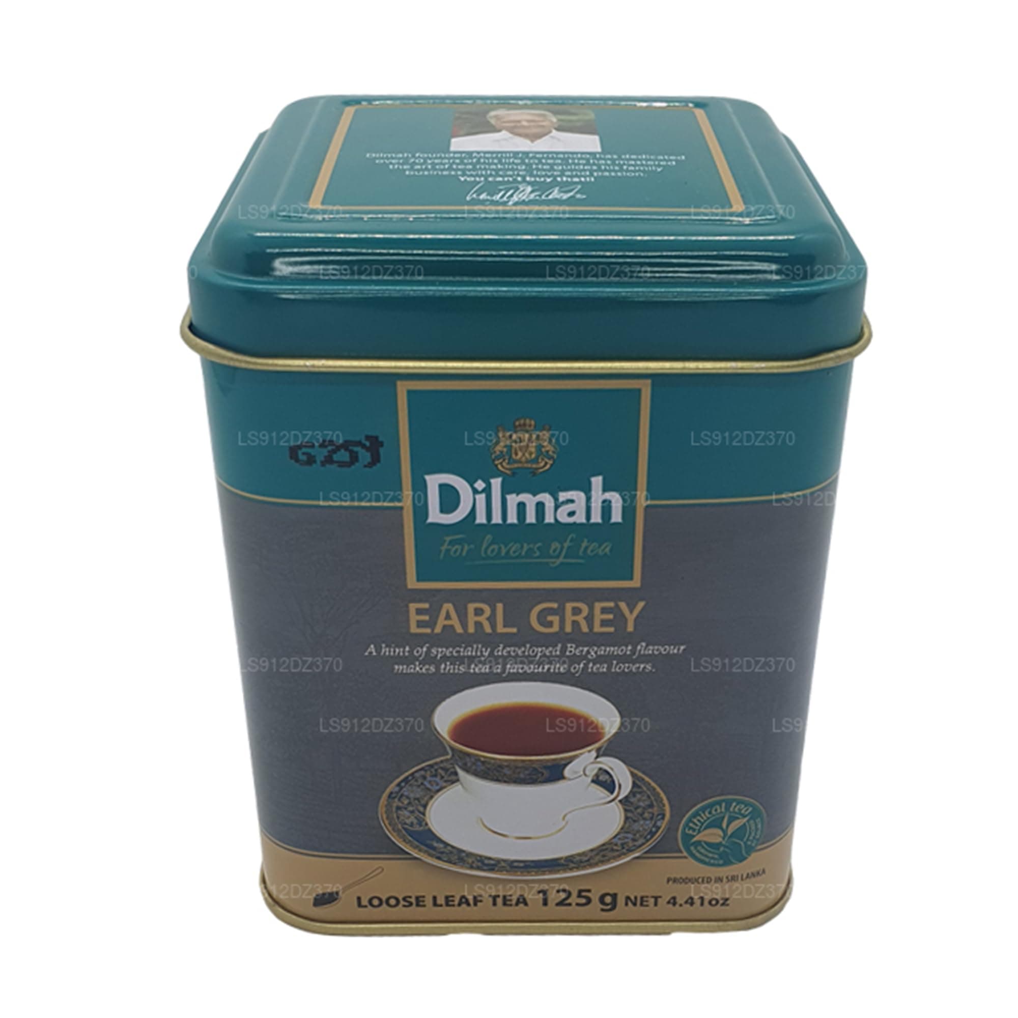Dilmah Earl Grey Tea, Loose Leaf, 4.4 Oz Tin