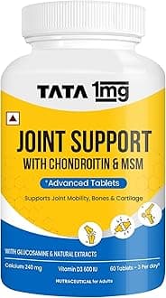 Joint Support Advanced Tablet with Glucosamine, MSM, & Chondroitin, For Men & Women, Pack of 60 Tablets