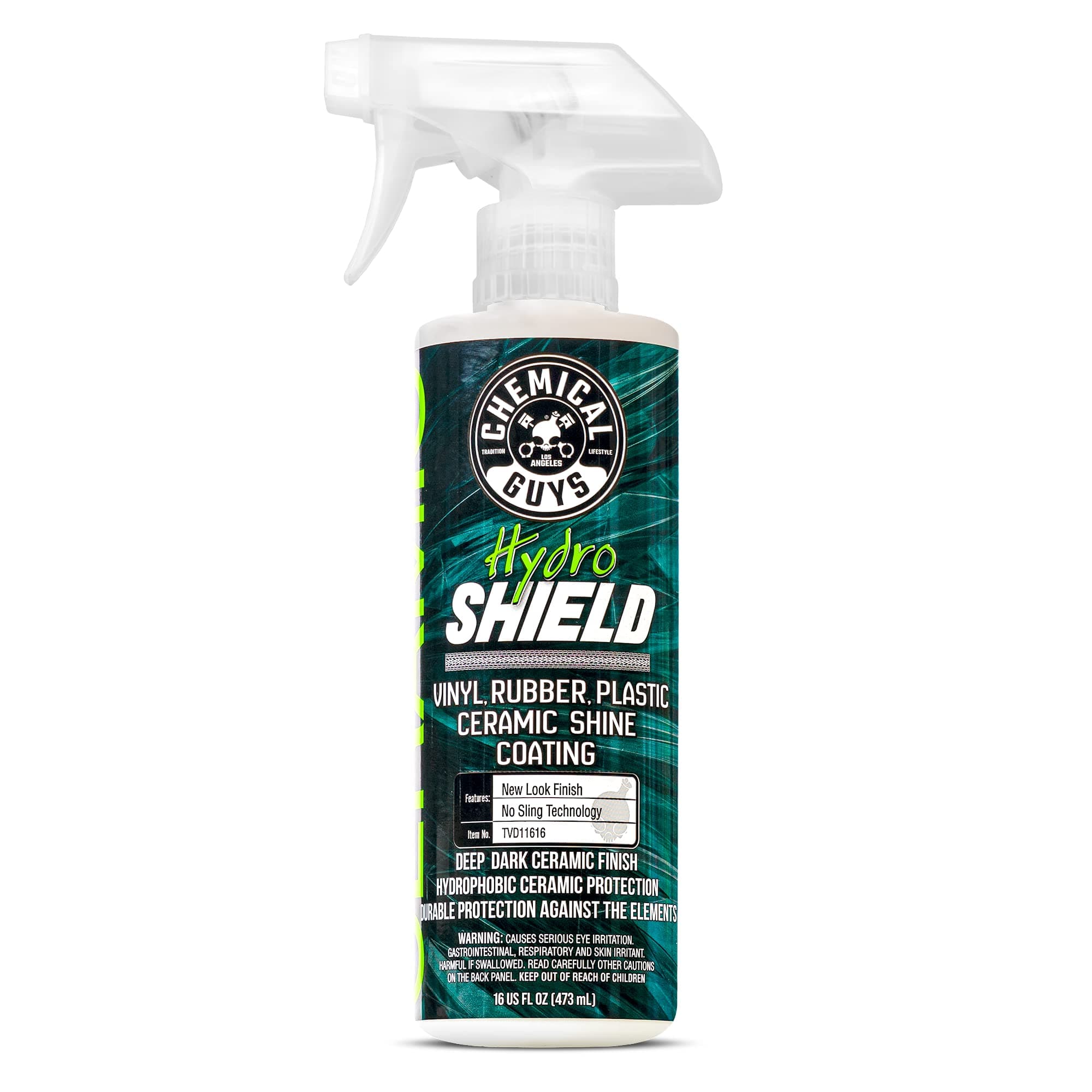 HydroShield Vinyl, Rubber & Plastic Ceramic Shine Coating - Plastic Restorer for Interior & Exterior Trim, Tires & Trim - Restores Shine, Safe for Cars, Trucks & RVs, 16 fl oz