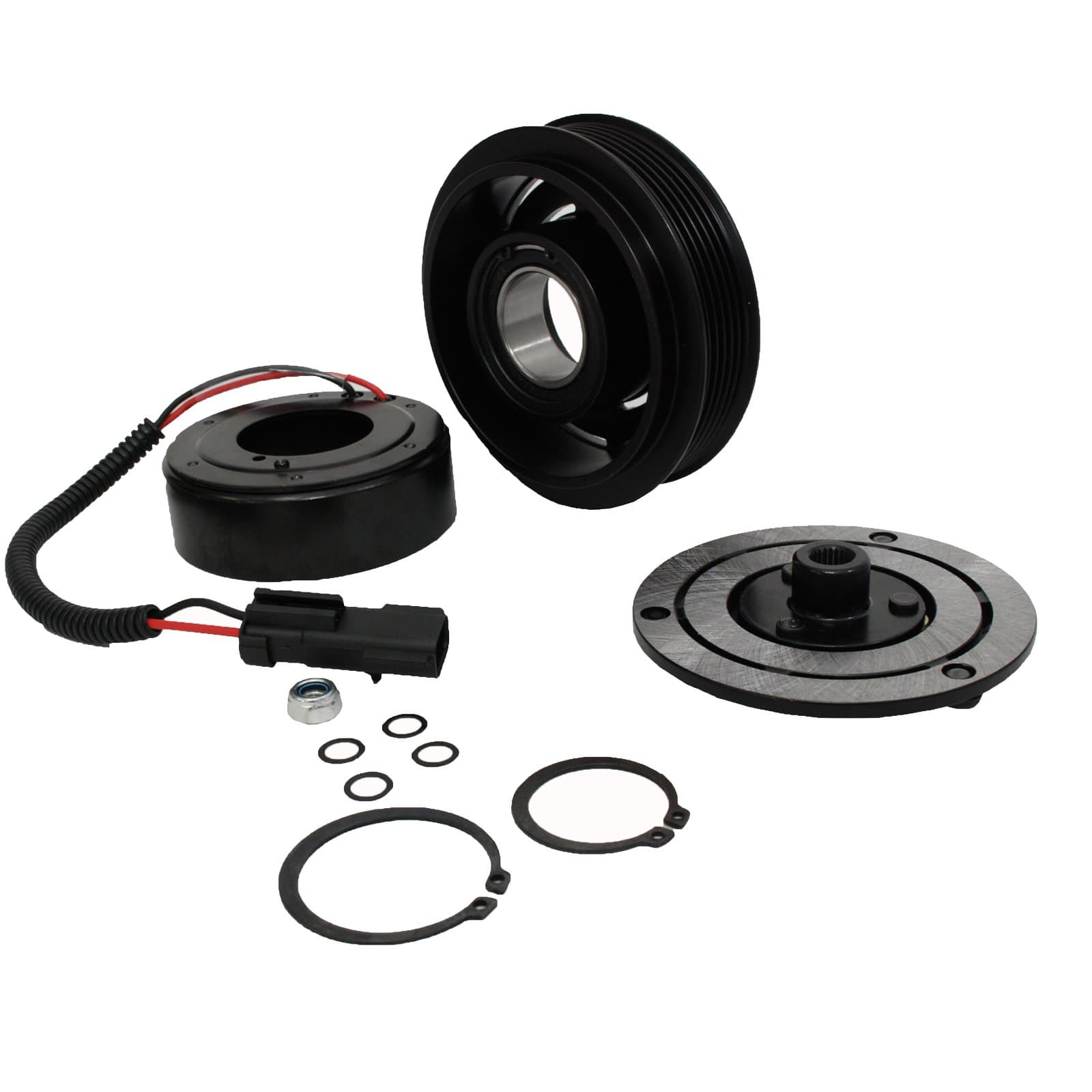 Hex Autoparts A/C AC Compressor Clutch Repair Kit replacement for 2002-2005 Jeep Liberty / 2002-2003 Dodge Dakota Durango Ram 1500 2500 3500
