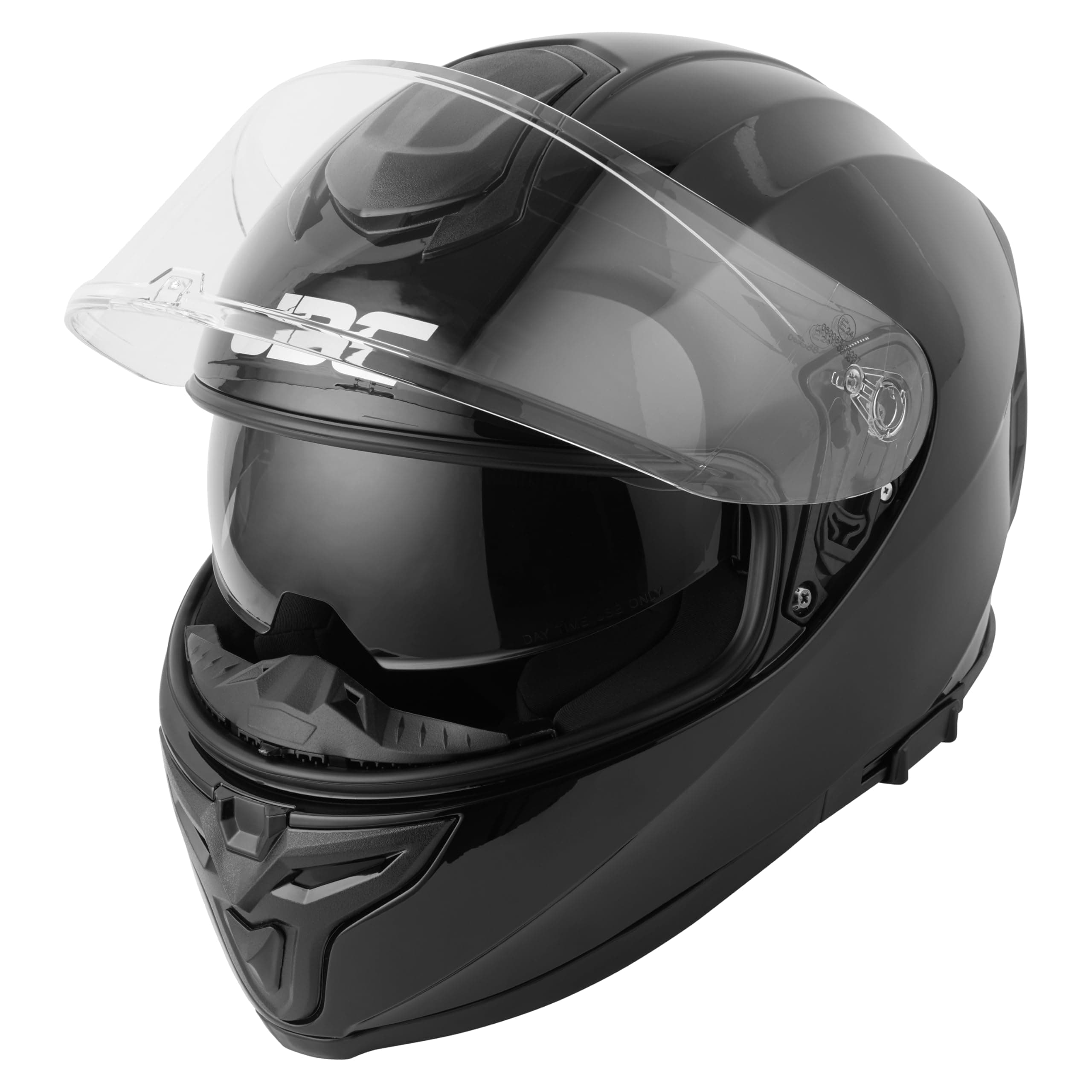Motorcycle Helmet Full Face - Retractable Double Visor ECE 22.06 - SABRE