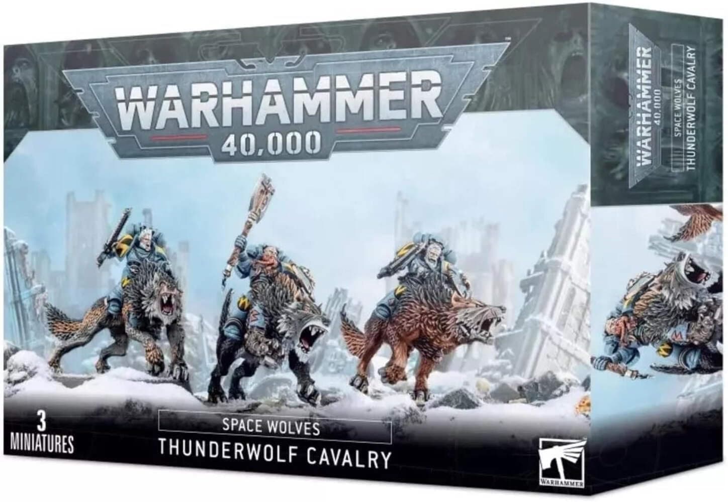 GAMES WORKSHOP 99120101091 Space Wolves Thunder Wolf Cavalry Action Figure