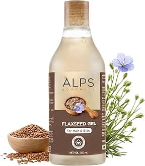 Flaxeed Gel (300 ml) | For Hair & Skin | Frizz-Control | Smoothening | Moisture Rich | Soft Long Hair