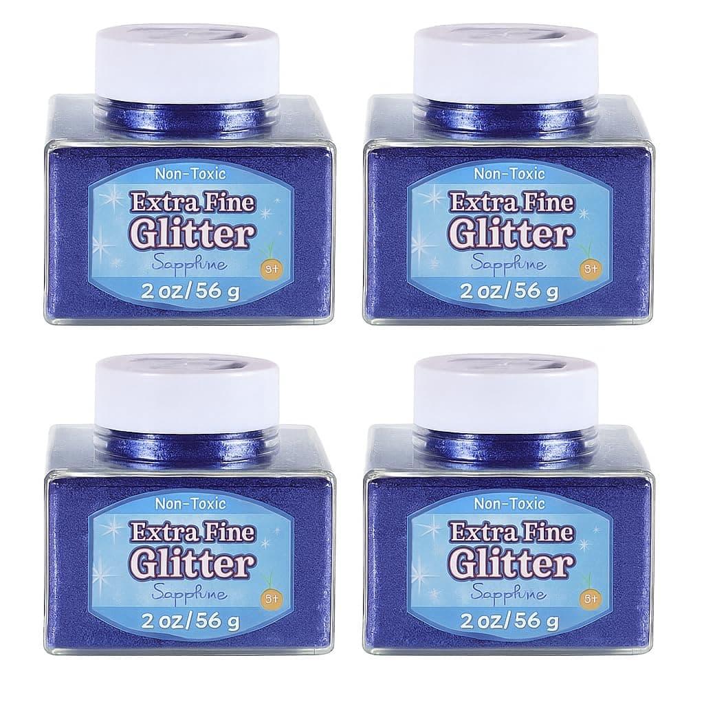 Advantus Sapphire-Fine Glitter 2 Ounce, Acrylic, Multicolour