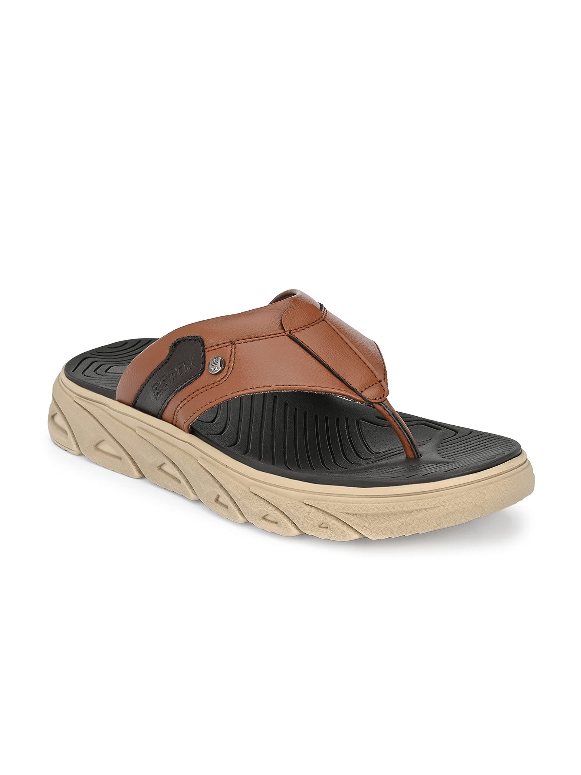 Big FoxAlphabounce-3 Comfortable | Ultra-Light | Bounce Back Technology | Water-Resistant Slippers for Men