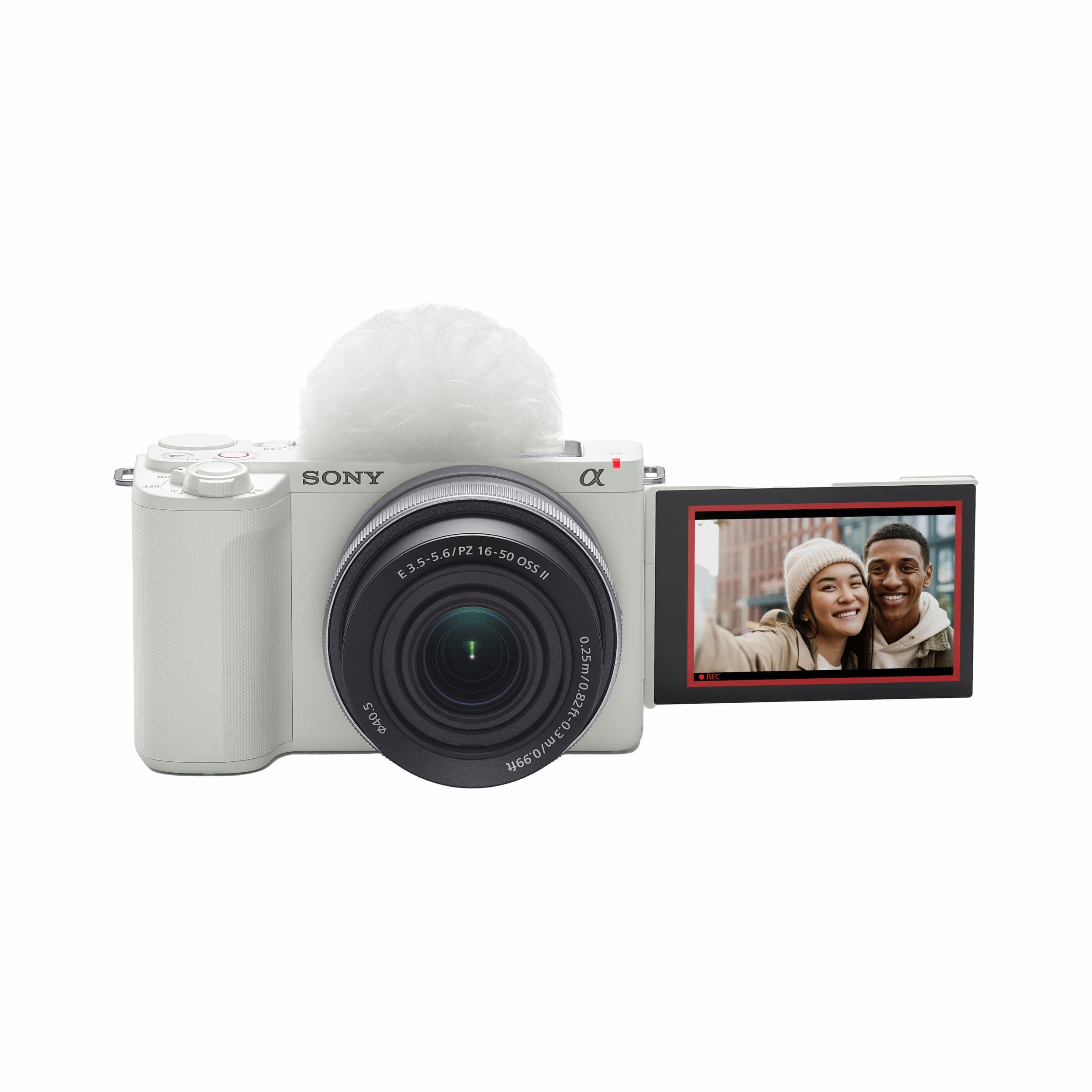 - Sony Alpha ZV-E10M2K 26 MP Interchangeable Lens Mirrorless Vlog Camera for Creators (16-50mm Power Zoom Lens) | APS-C Sensor | 4K 60p with 10bit 4:2:2 Recording - (White)