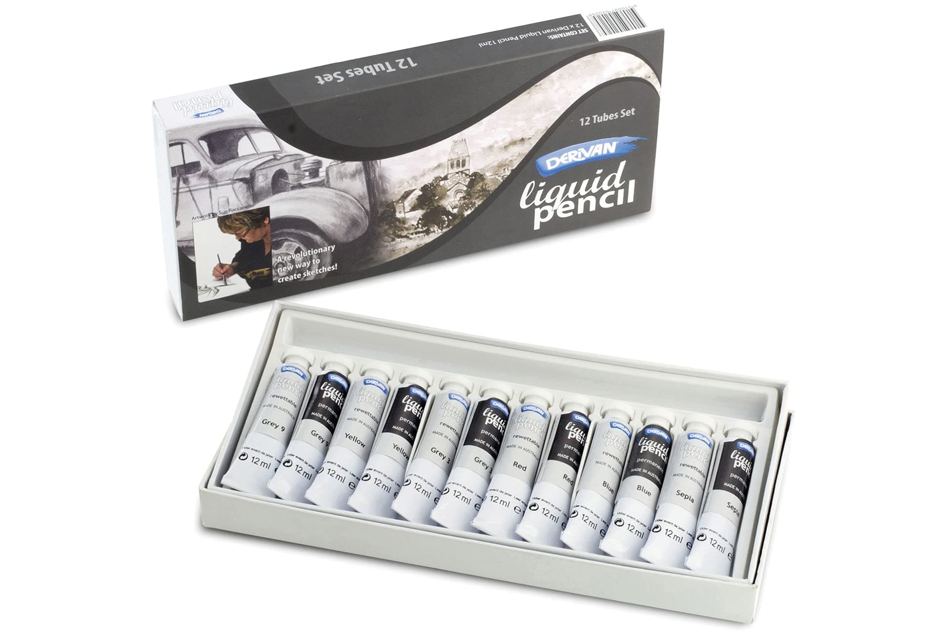 Liquid Pencil 12Ml 12 Tube Set