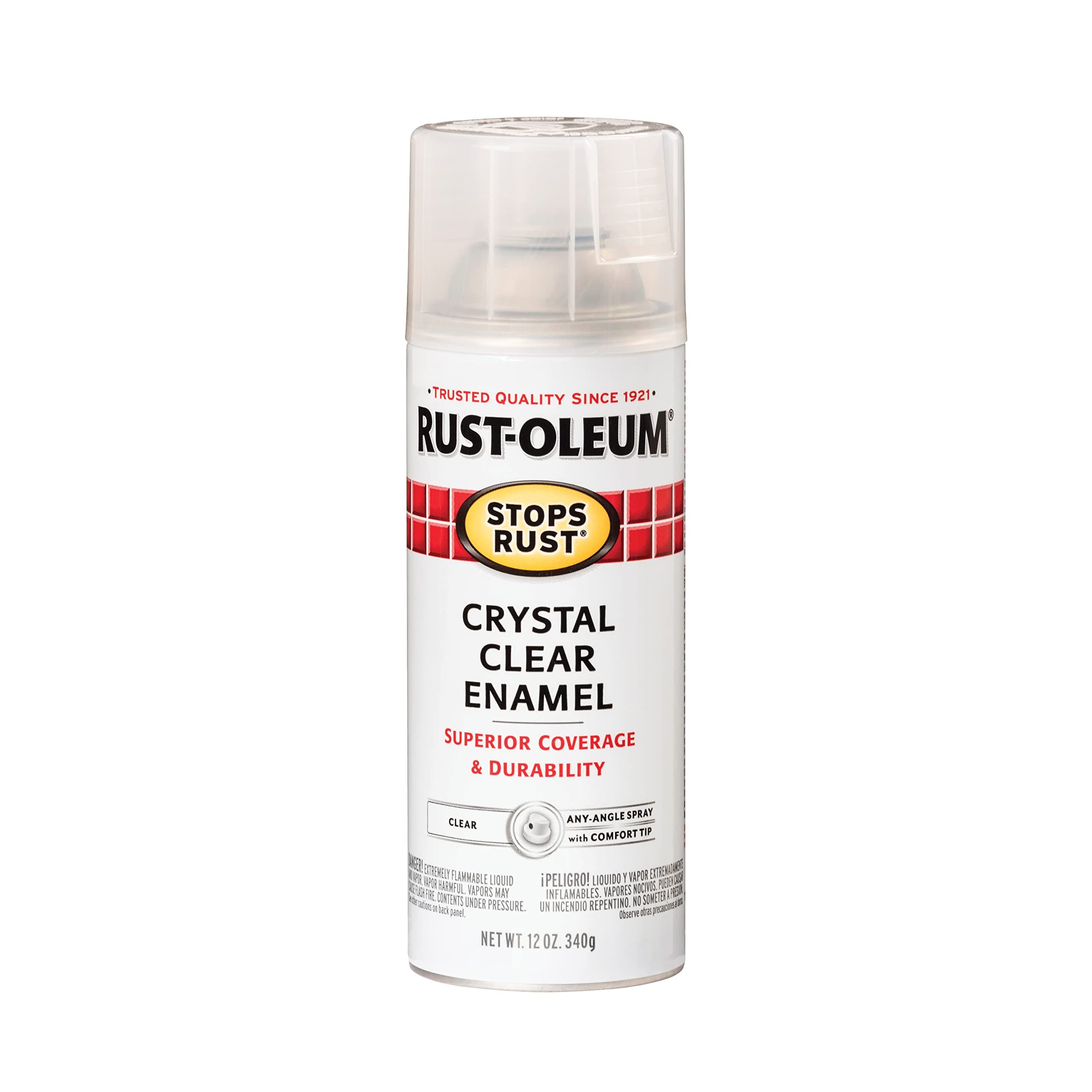 7701830 Stops Rust Spray Paint, 12 oz, Gloss Crystal Clear