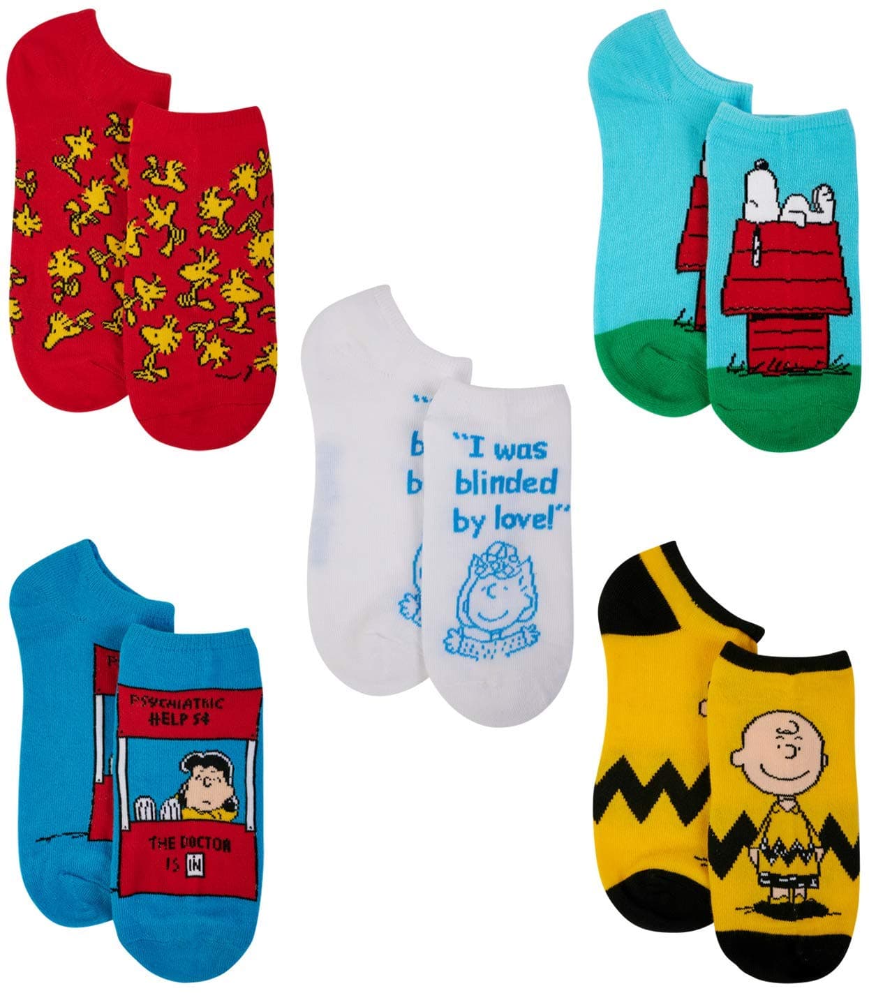 Women's 5 Pack No Show Socks