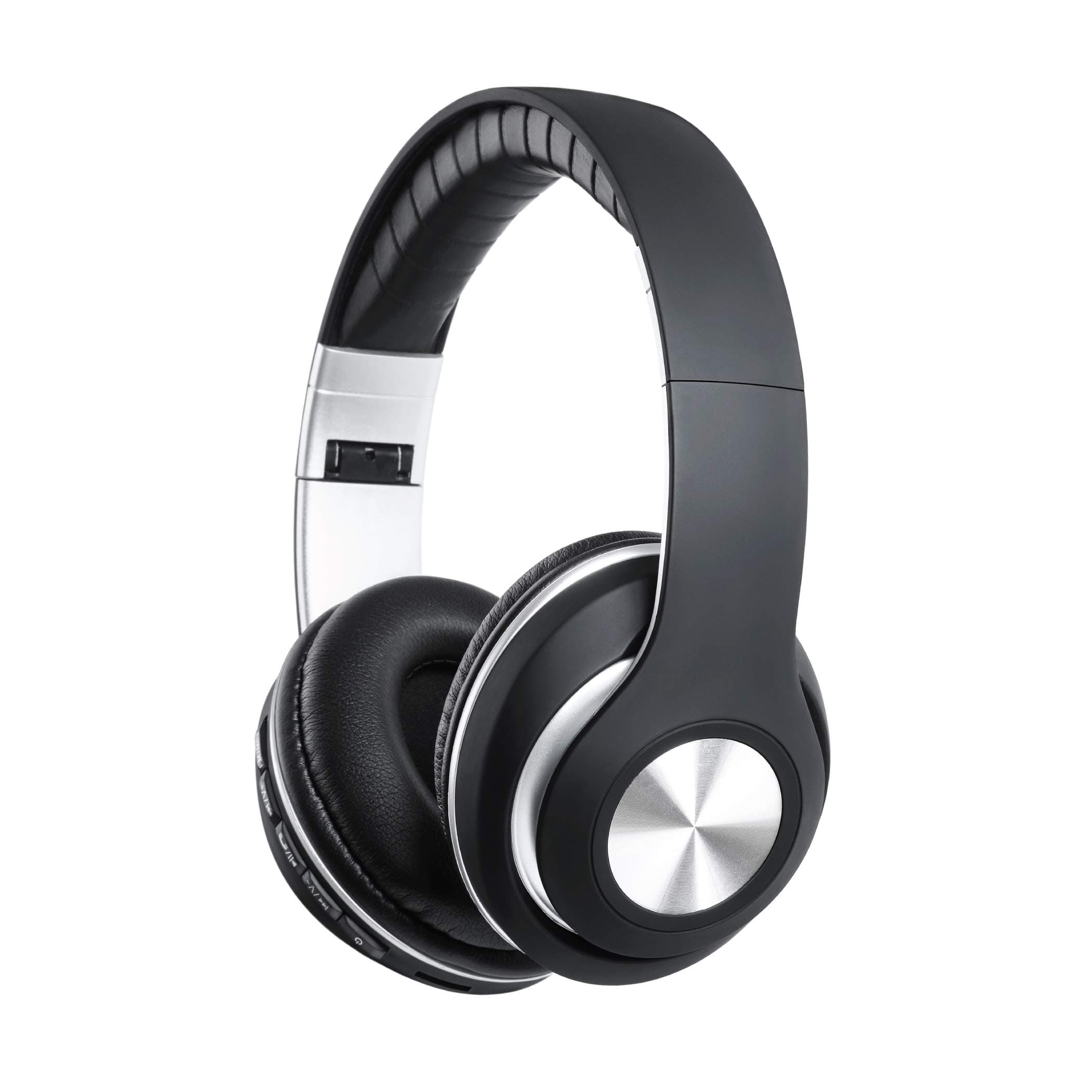 URBN Thump 400 On-Ear Wireless Bluetooth Headphone with Microphone, HD Sound Deep Bass and Noise Isolation Inbuilt FM Radio Earphone with SD Card Slot Wired Mode Headset with Long Battery Life (Black)