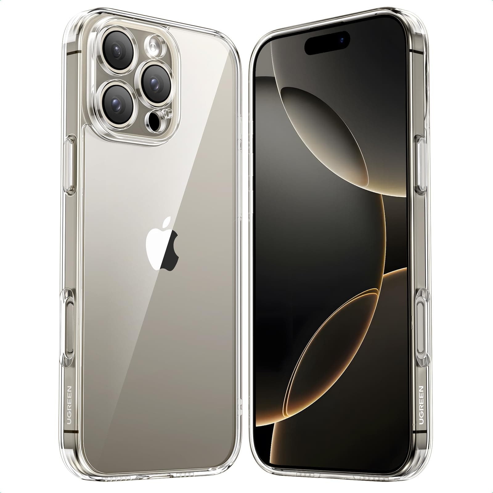 iPhone 16 Pro Max Case Clear Cover, [MIL-Grade Protection], [Revolutionary iCrystal Tech], Anti-Scratch, Air-Guard Corners, Ultra Slim Transparent for iPhone 16 Pro Max 6.9 inch Women Men