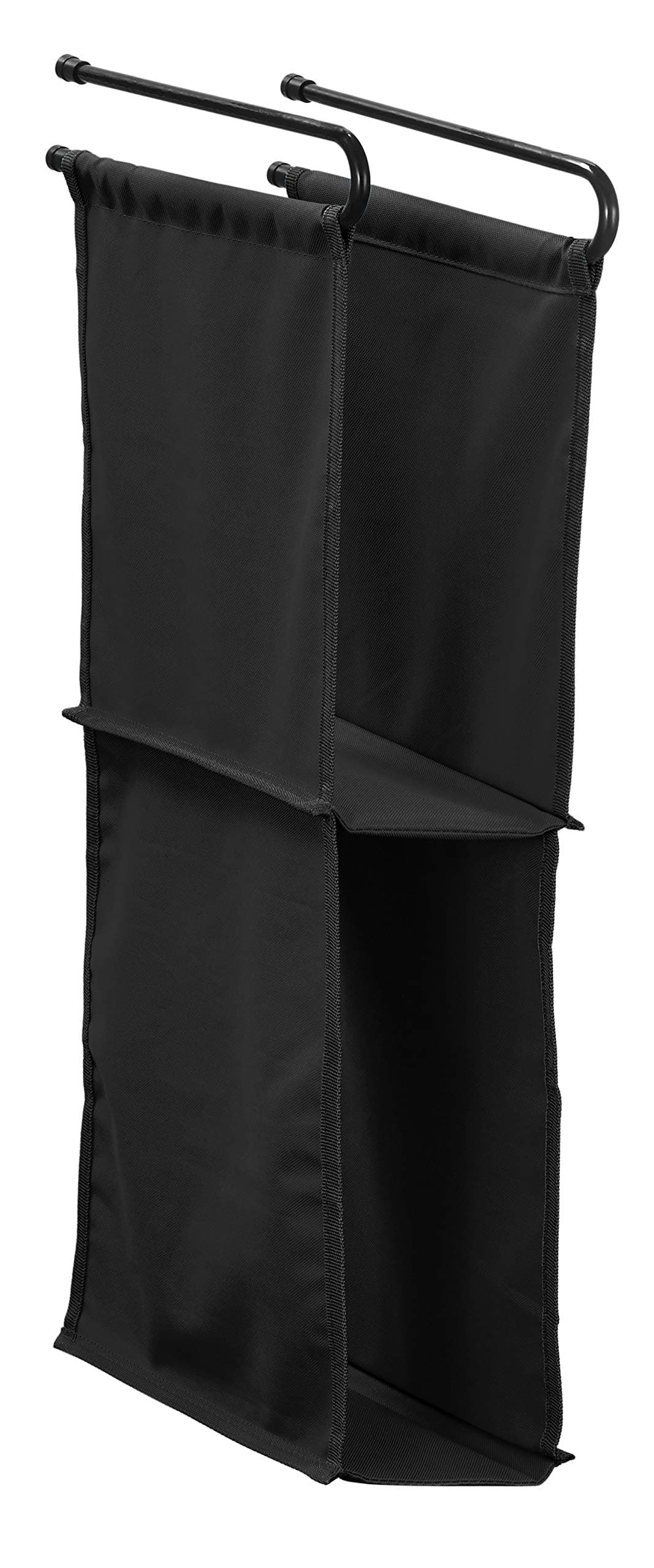 LockerMate Hanging Fabric Locker Shelf, Durable and Removable, Black