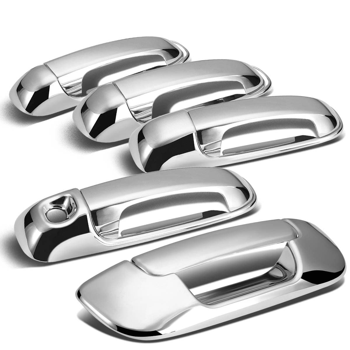 Tailgate + Door Handle Cover (Chrome) For 2002- 2008 Dodge Ram 4DR