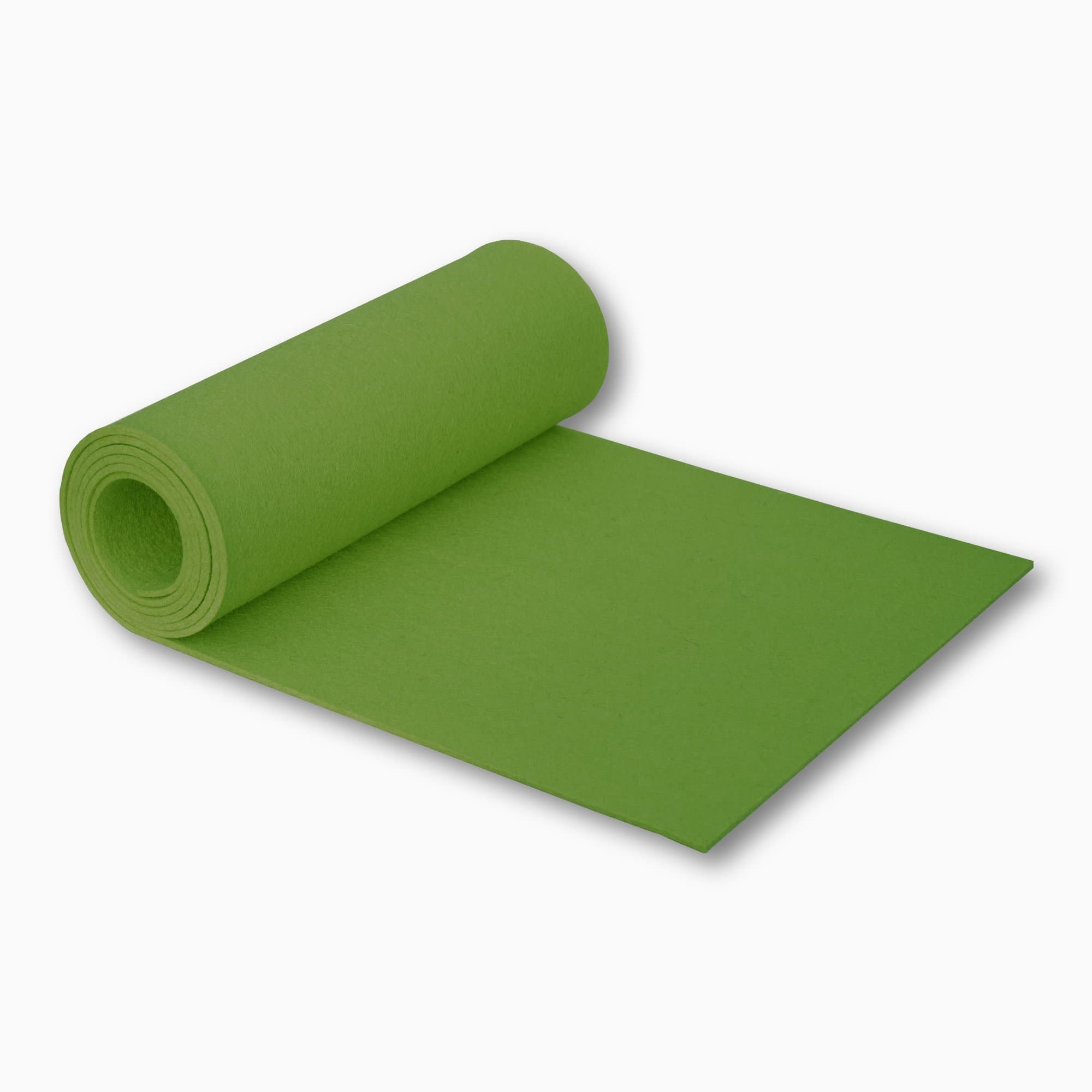 filzbrand Table Runner made of Premium Wool Felt, rectangular, 180 x 30 cm, 3 mm thick, grass green