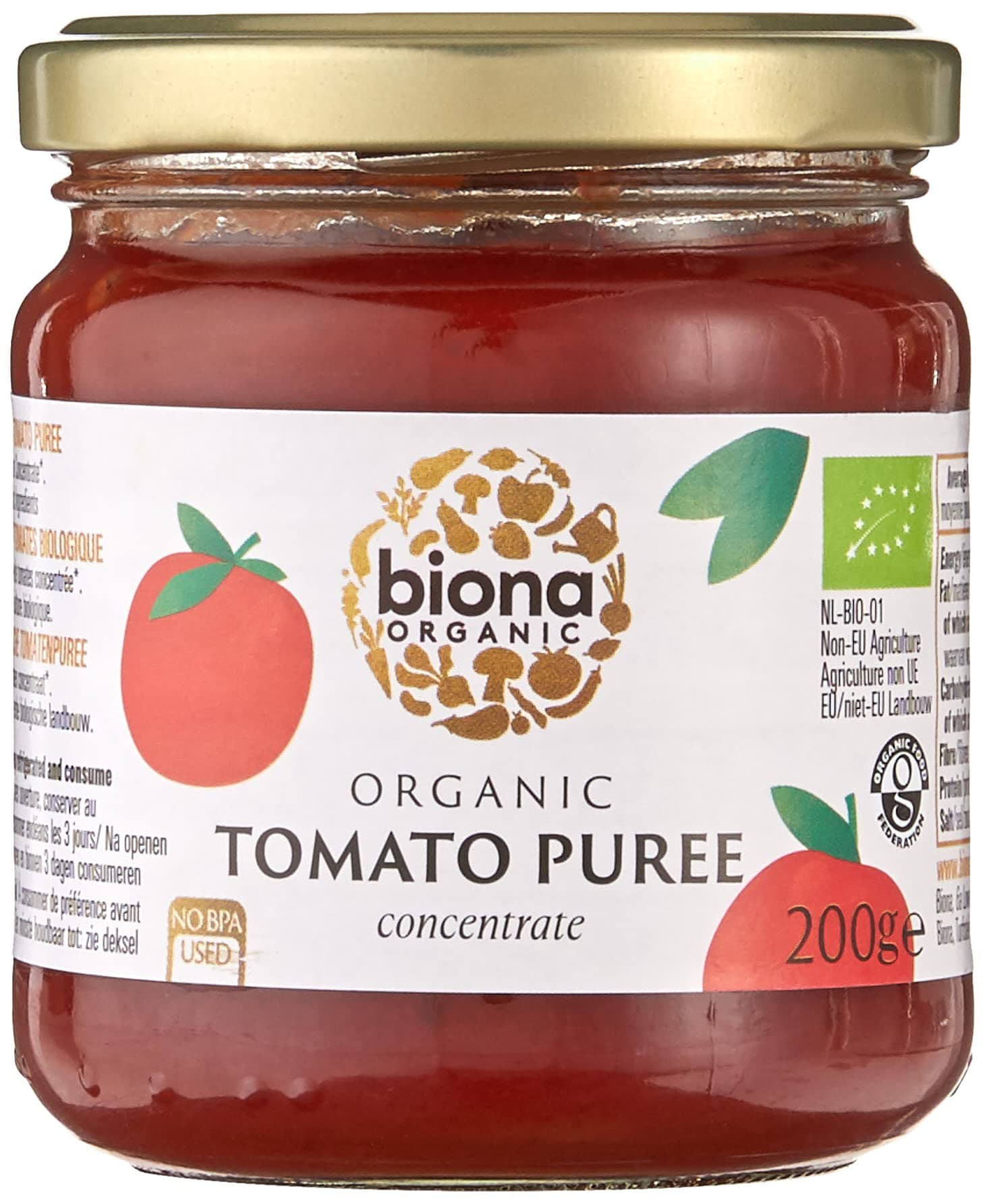 Biona Organic Tomato Puree 200g