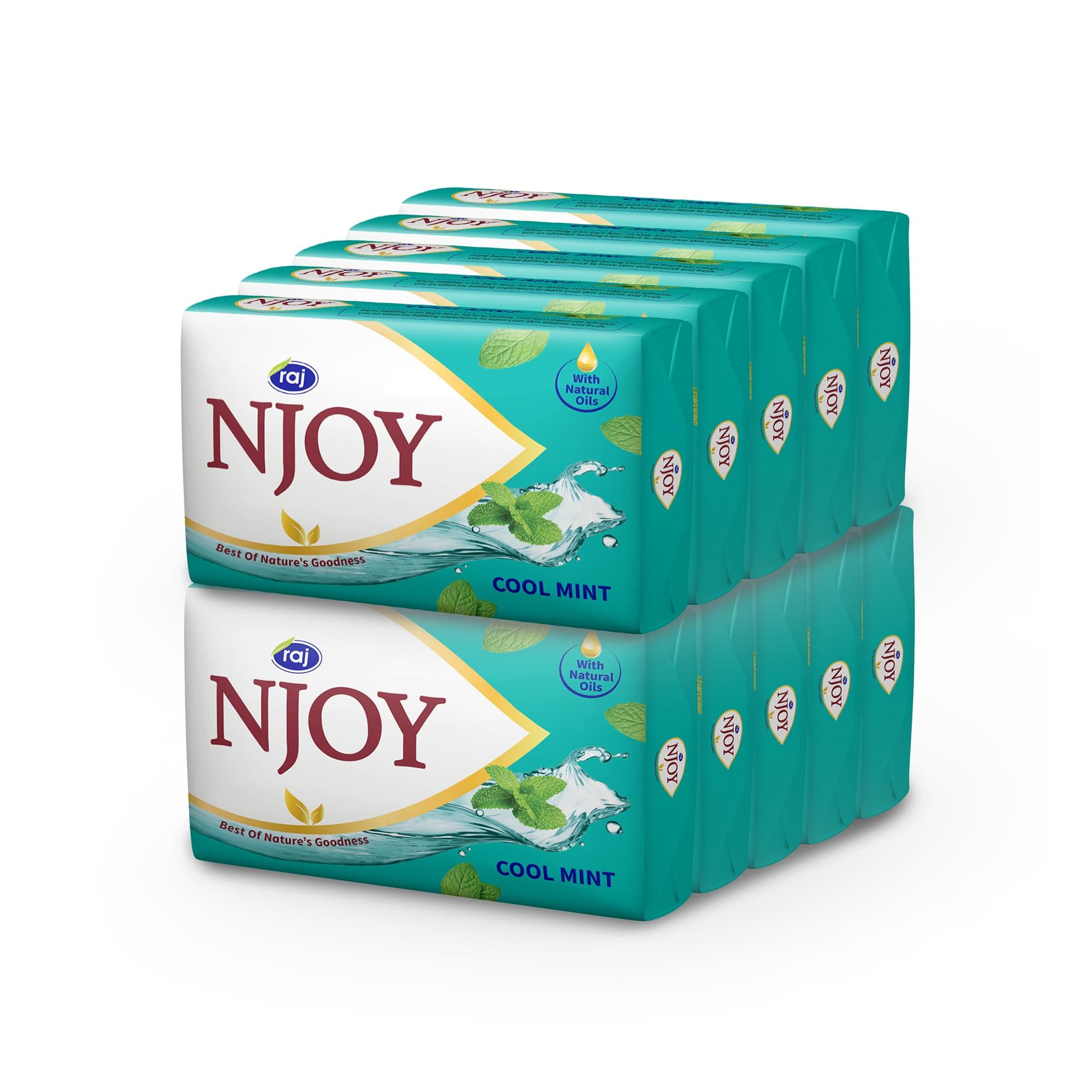 Bathing Soap Cool Mint (100g, Pack of 10)