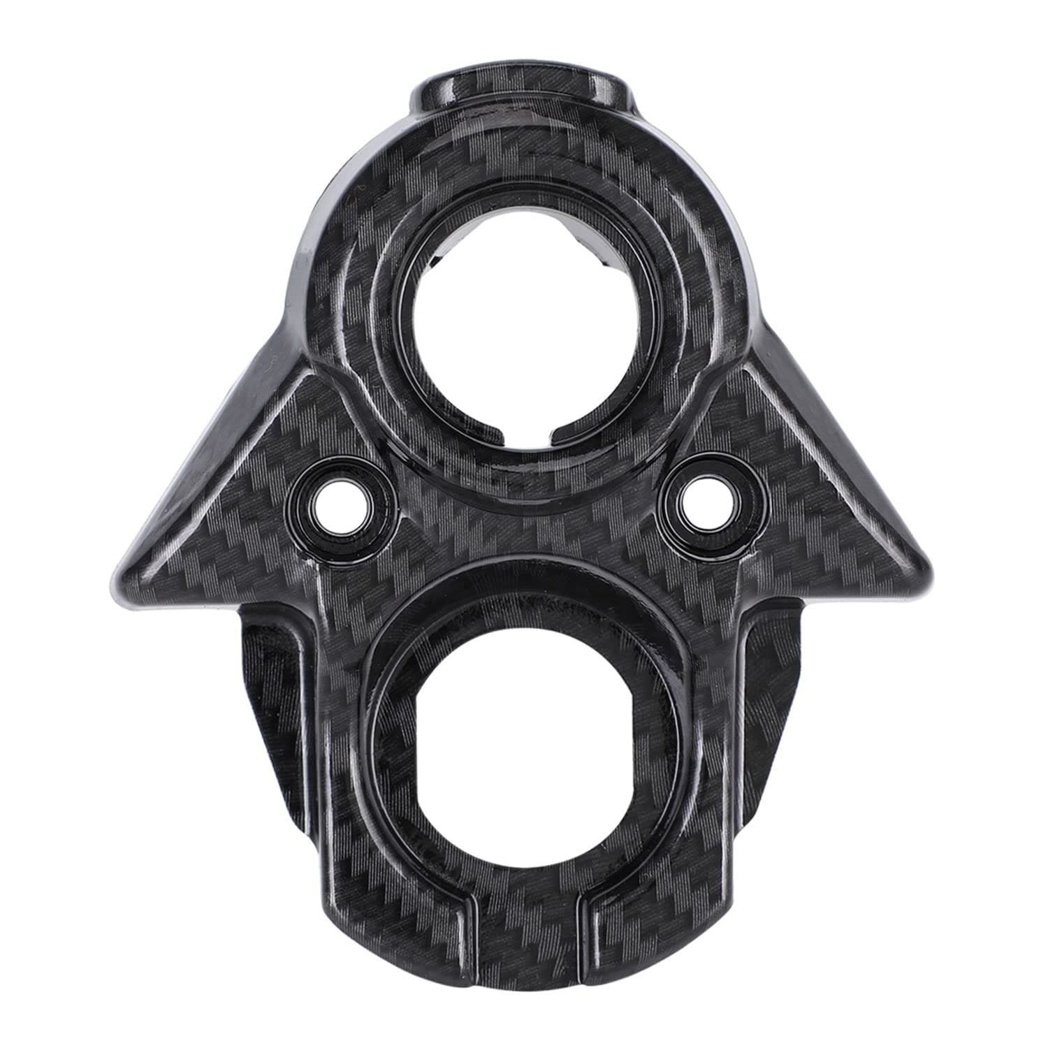 Motorcycle Ignition Cover,Ignition Key Cover Ignition Switch Decoration Ring for Surron Light Bee X/S X260/X160 Electric Dirt Bike-Carbon Fiber Pattern
