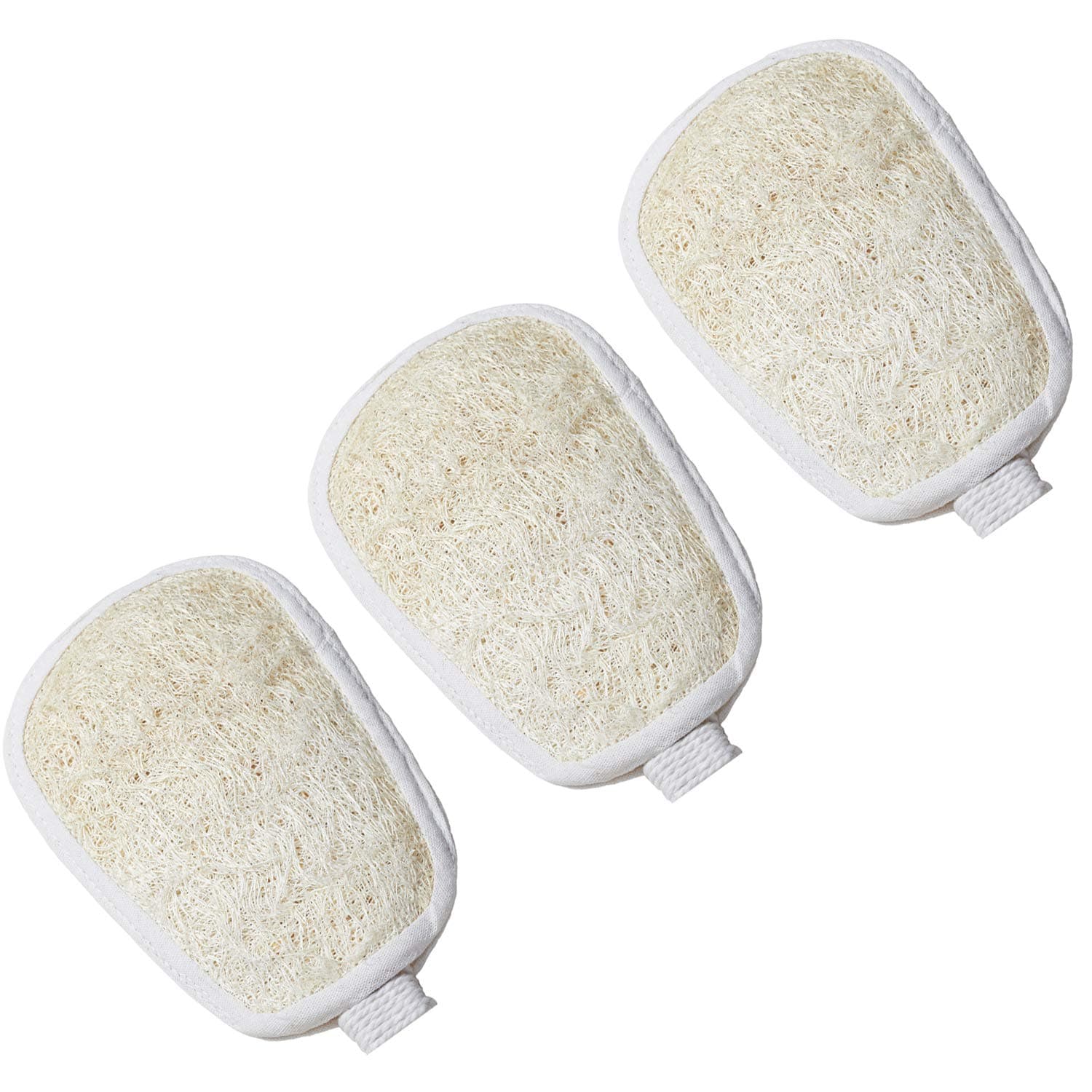 Loofah Sponge Refill for FAAY Back Scrubber on Stick, 3 Packs